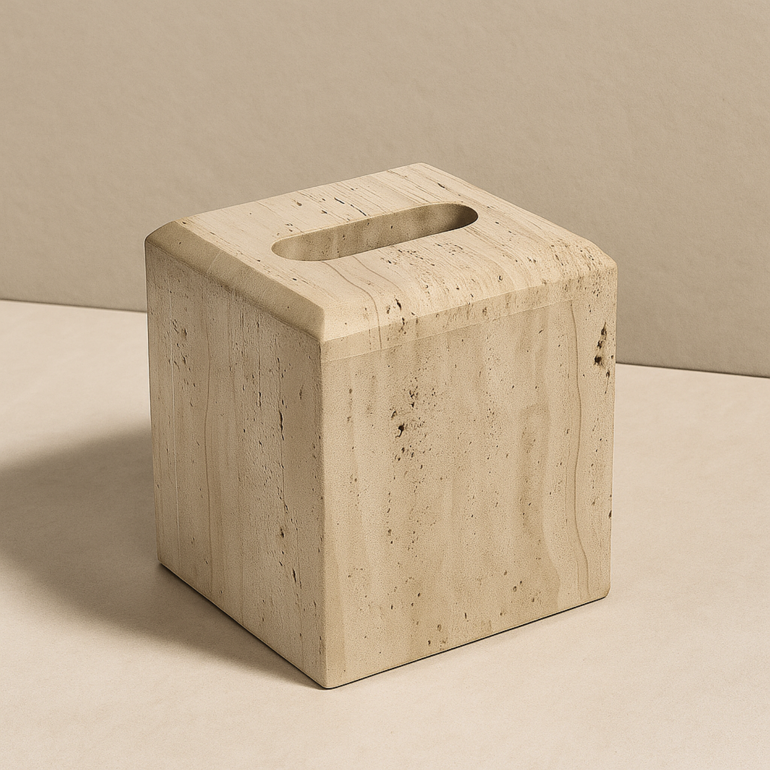 Travertine Marble Tissue Box