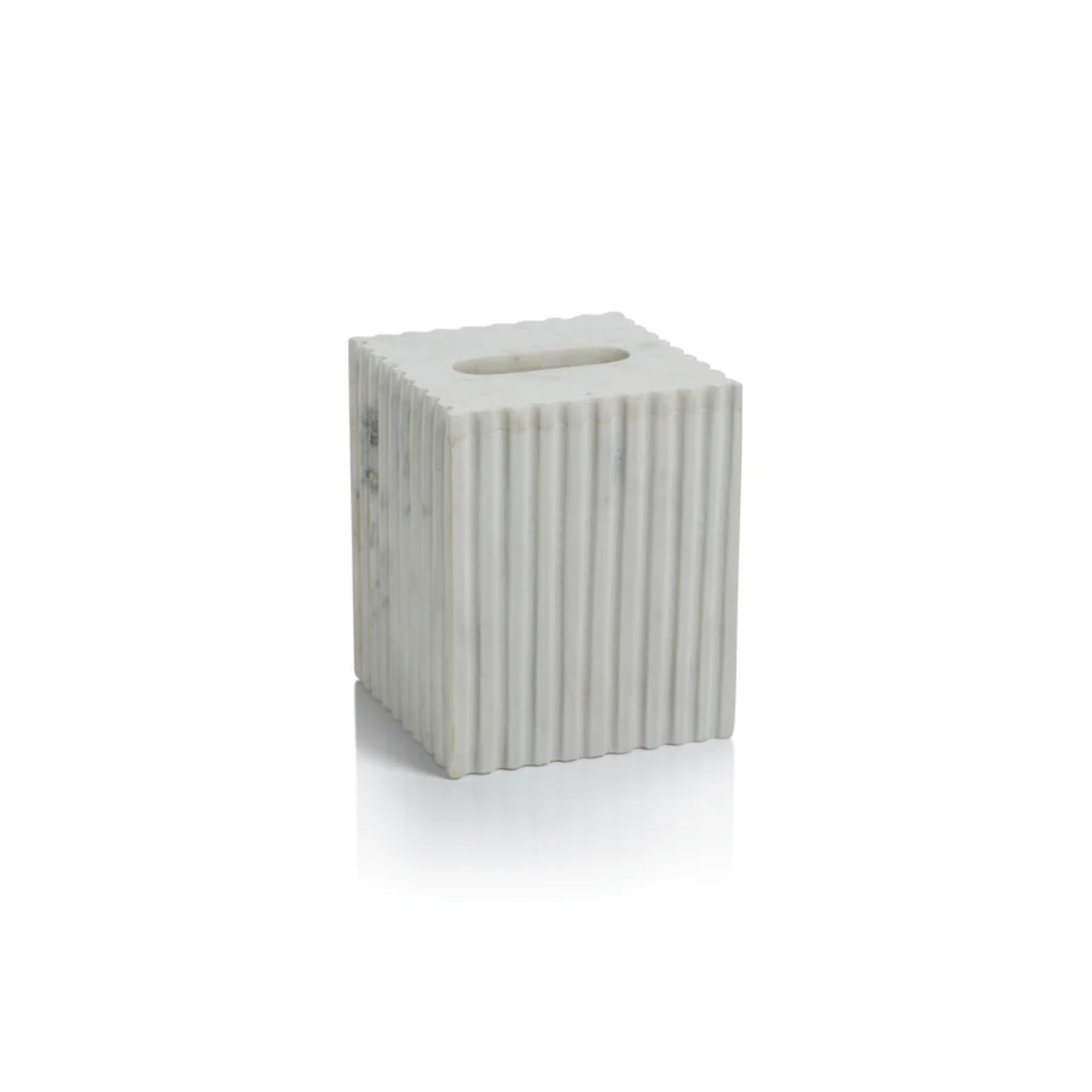 White Marble Tissue Box
