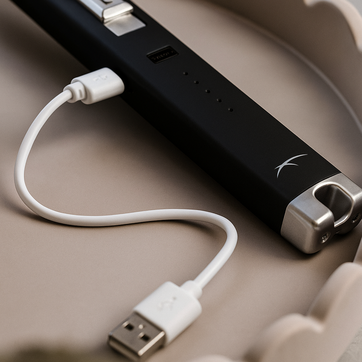 Rechargeable Lighter - Black