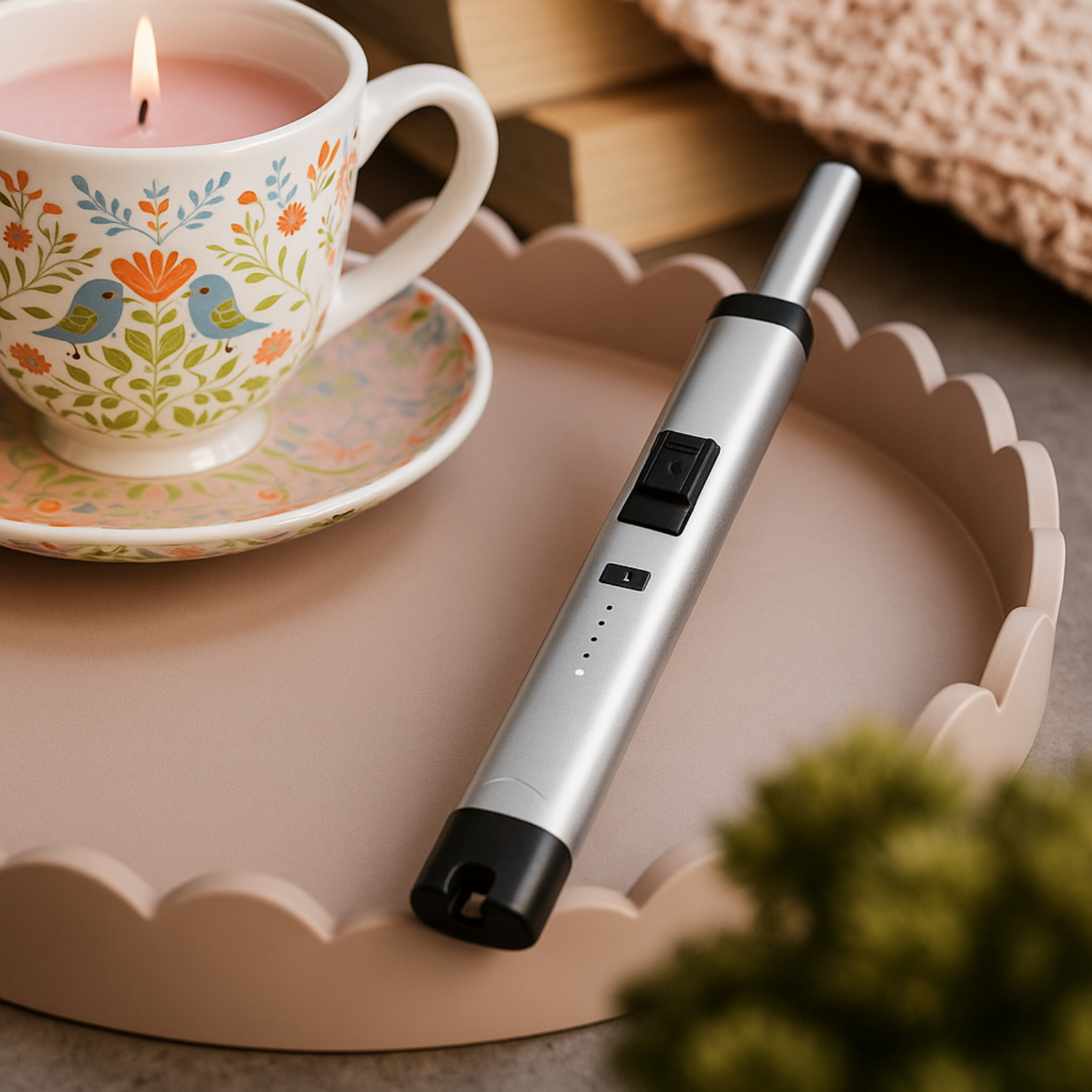 Rechargeable Lighter - Silver