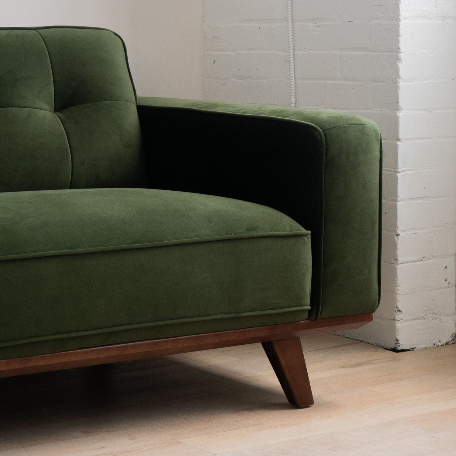 Harbord Sofa - Olive Green Velvet