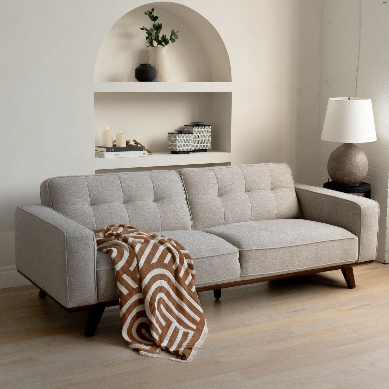 Harbord Sofa - Pebble Sand Chenille