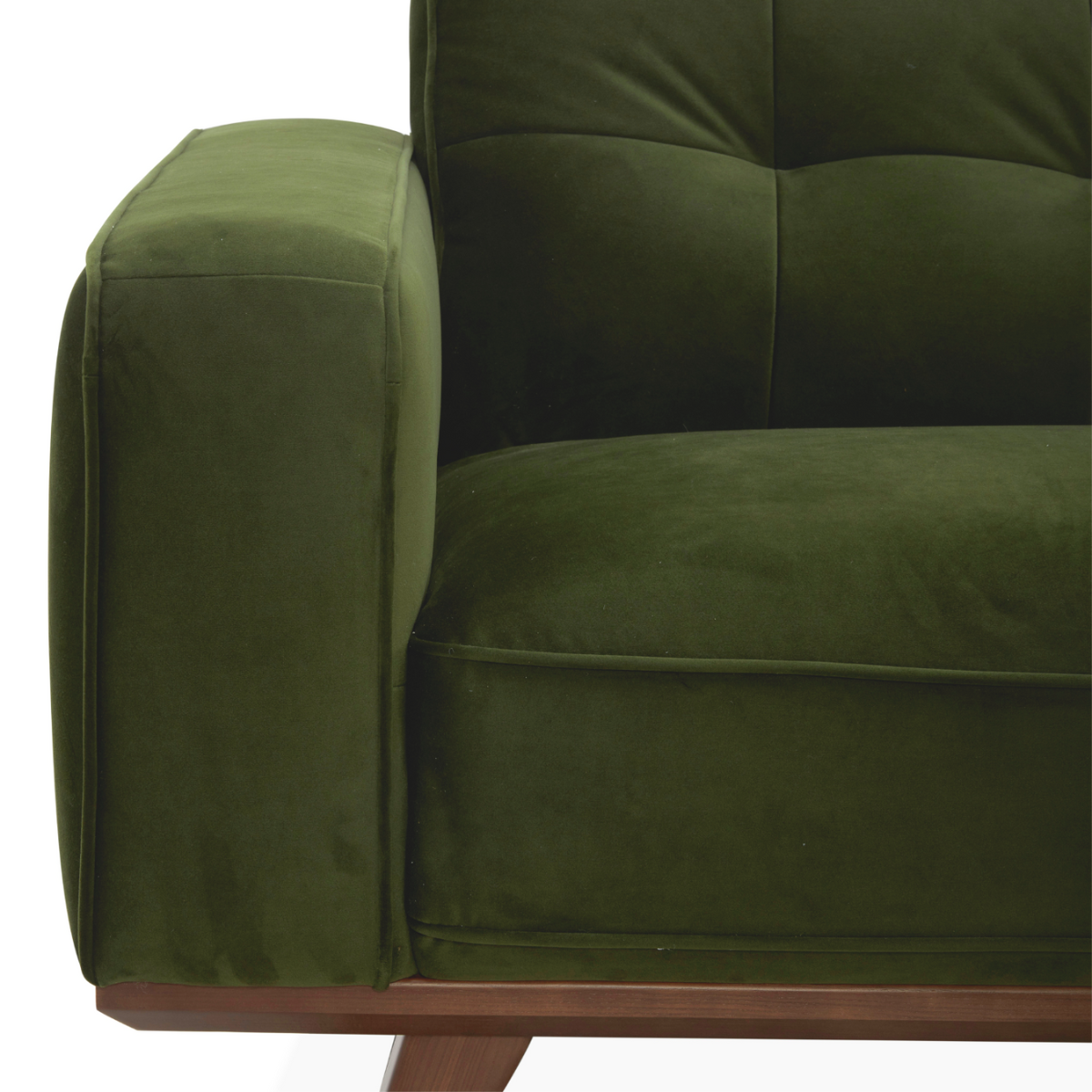 Harbord Sofa - Olive Green Velvet