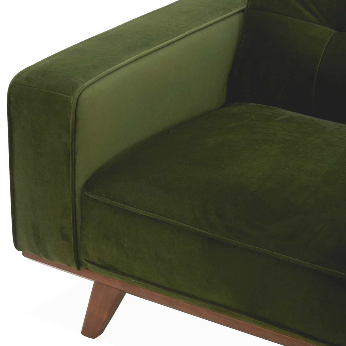 Harbord Sofa - Olive Green Velvet