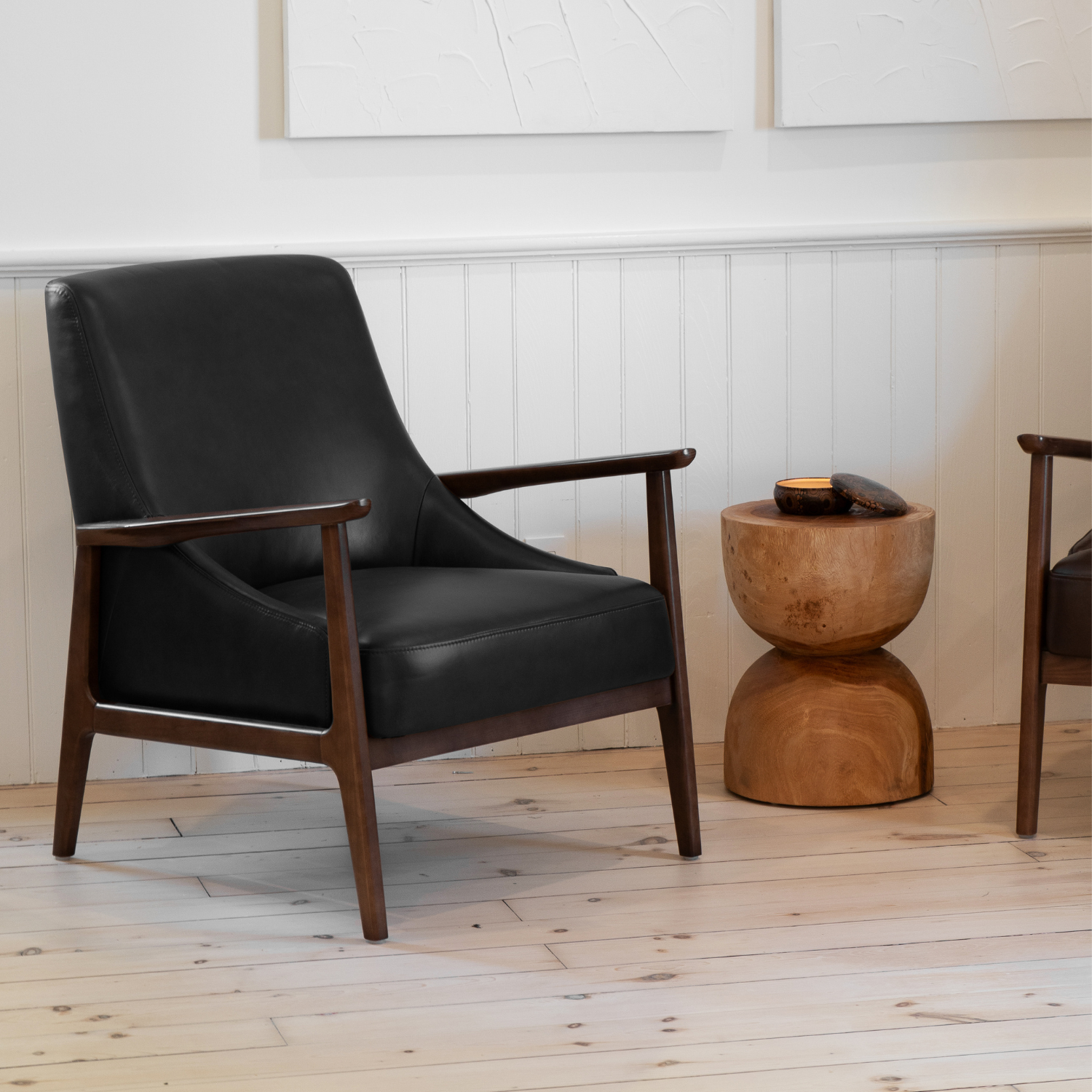 Islington Lounge Chair - Onyx Leather