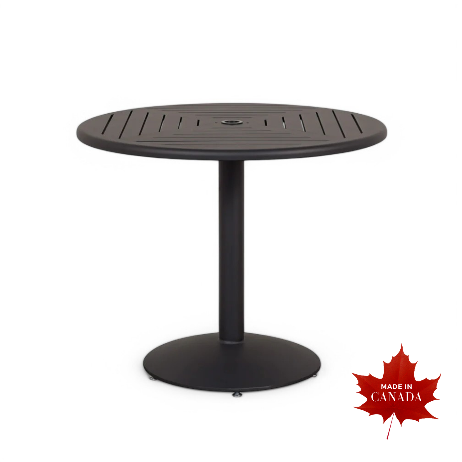 Pedestal Circle Patio Table Java 36