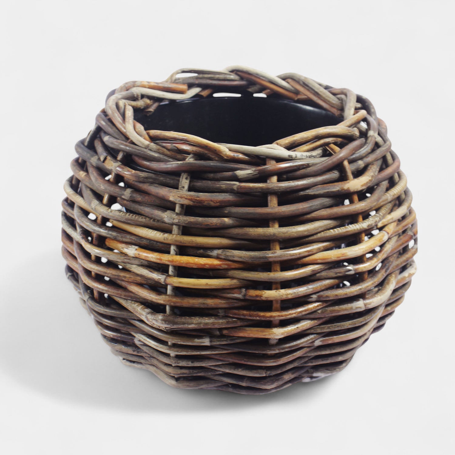 Kenora Rattan Brown Plant Baskets