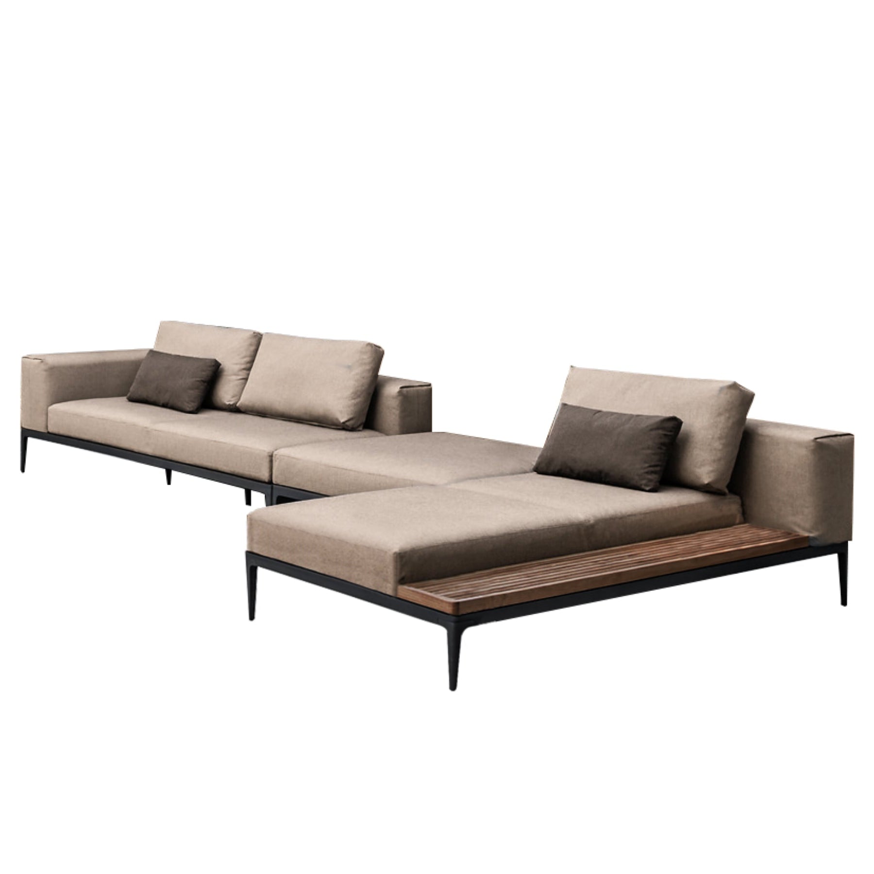 Gloster Grid 3-Piece Sectional