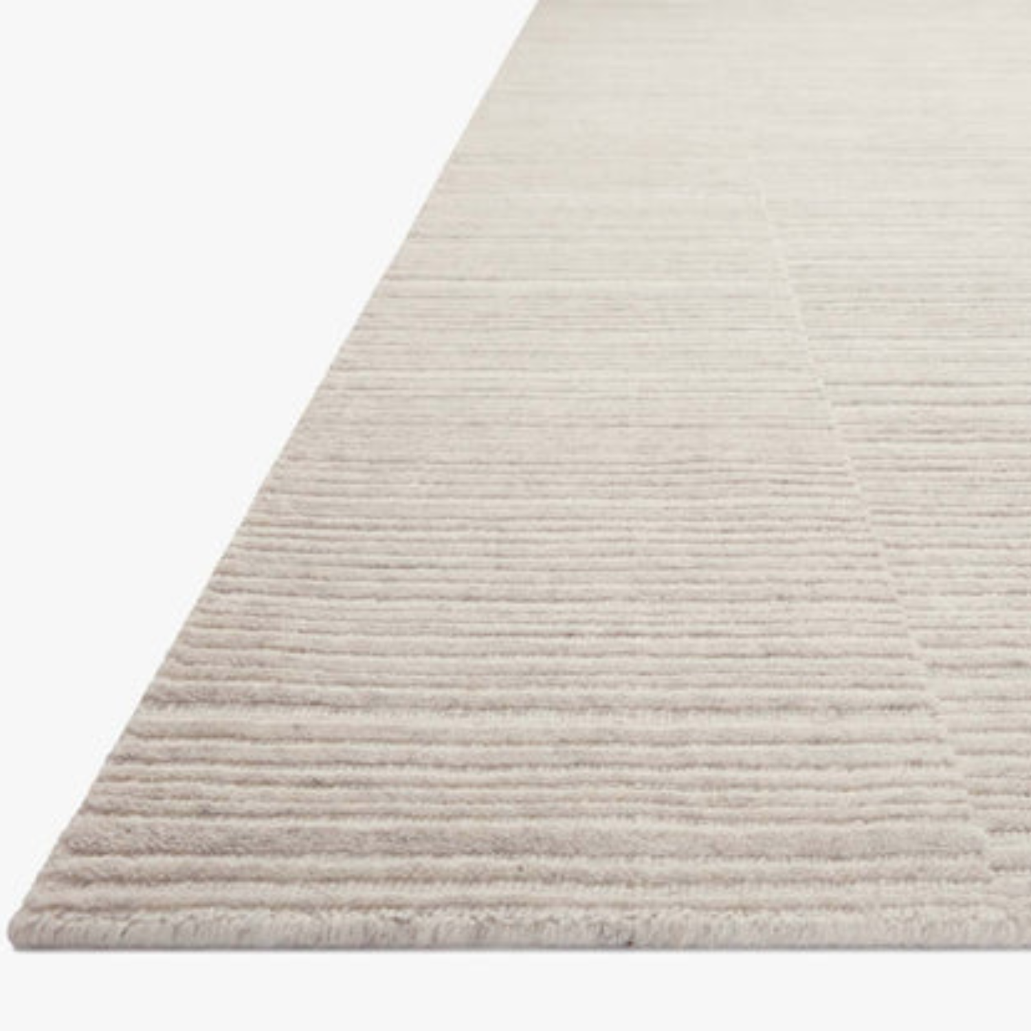 Amber Lewis x Loloi Lou Ivory Viscose/Wool Rug