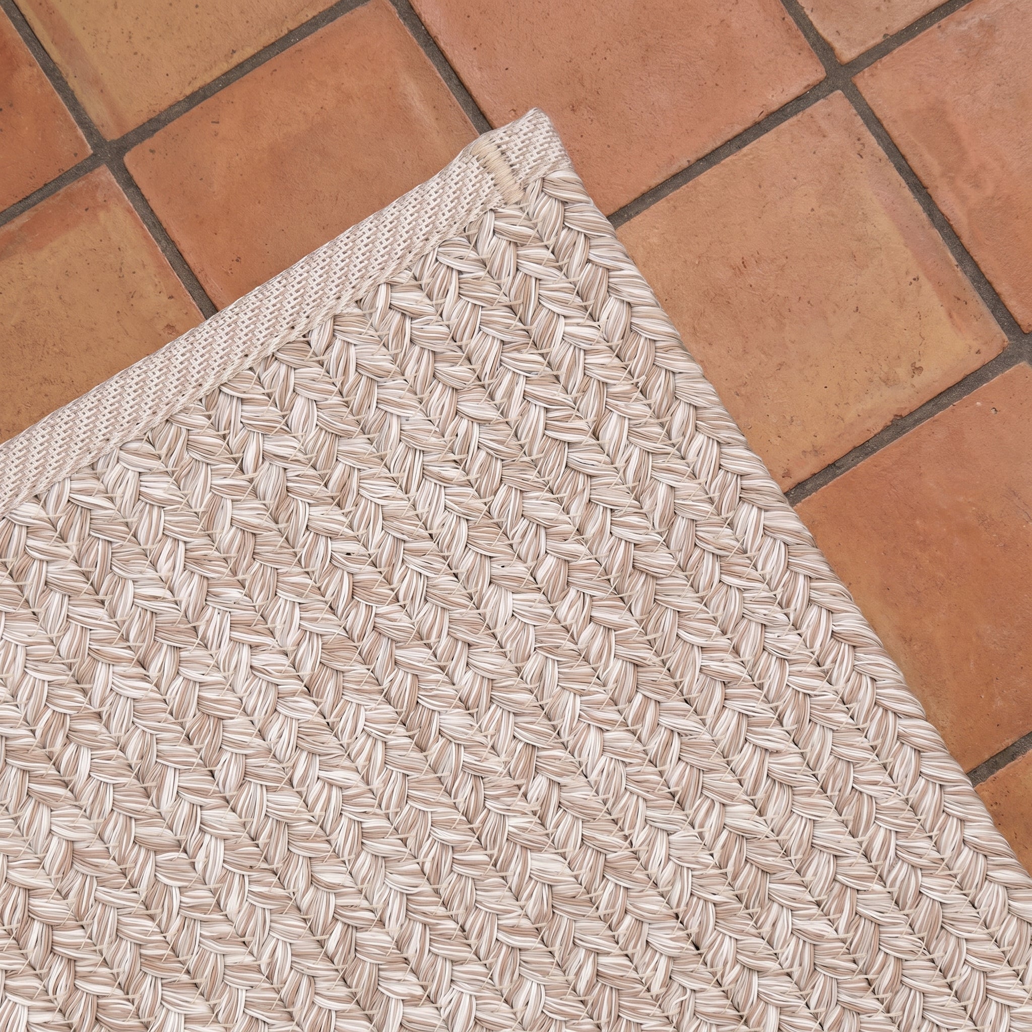 Lakeside Outdoor Textilene Rug - Oatmeal