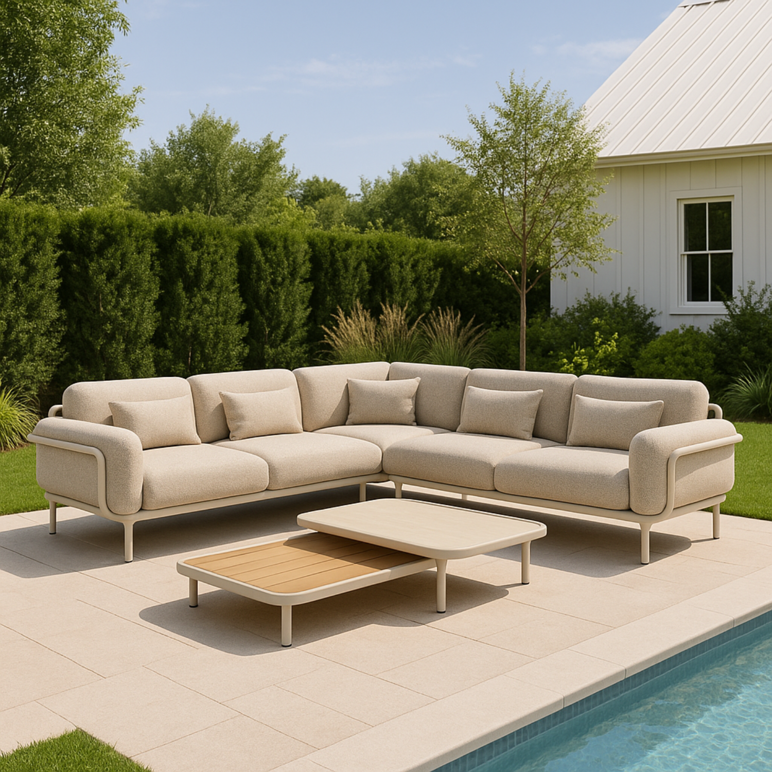 Laval Sectional - Beige