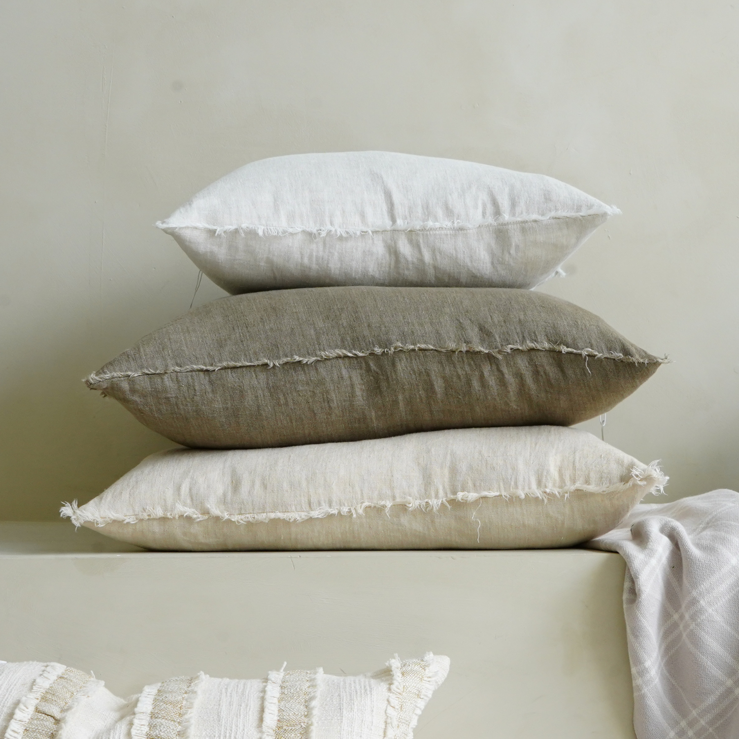 Cambri Mink Linen Pillow