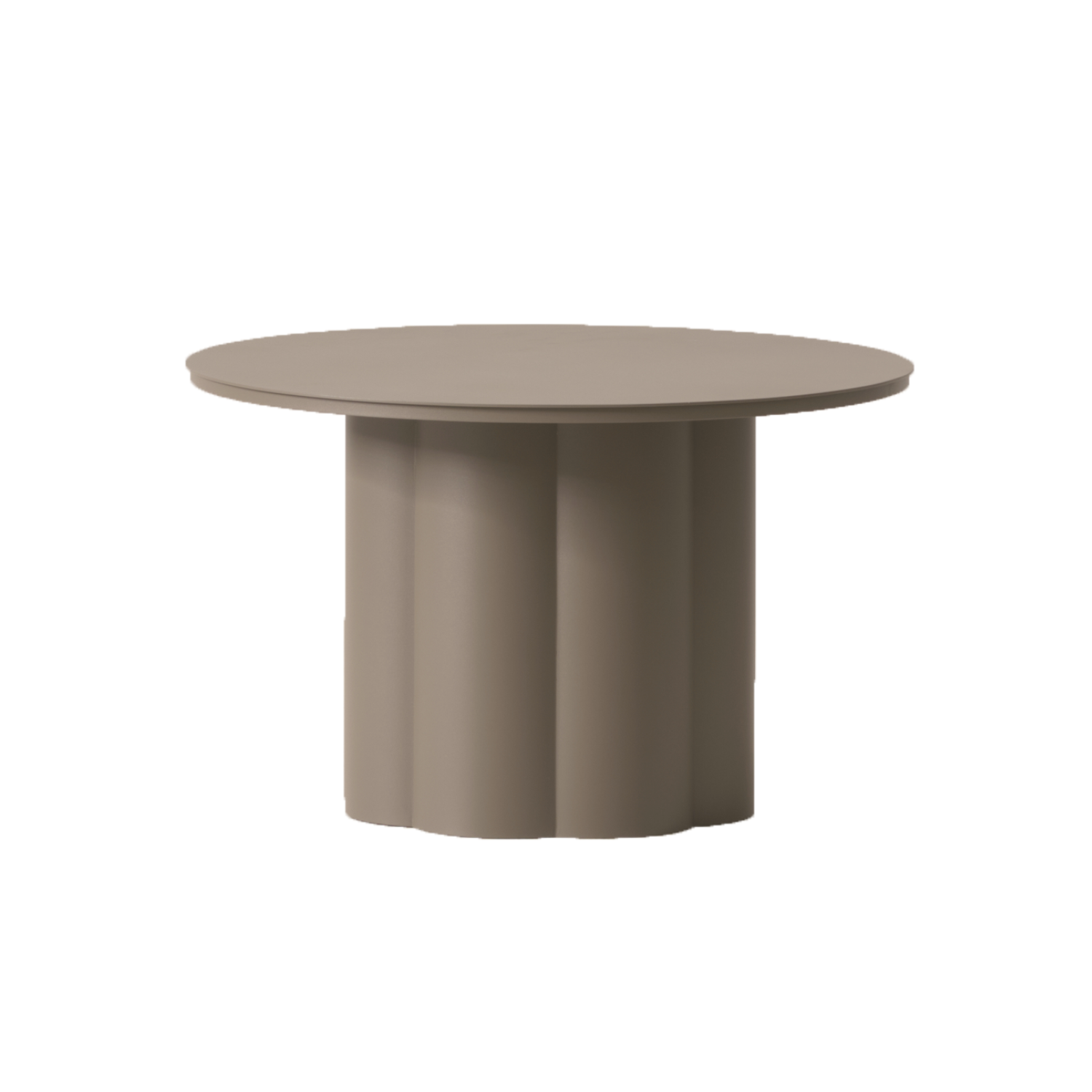 Lotus End Table - Putty Taupe