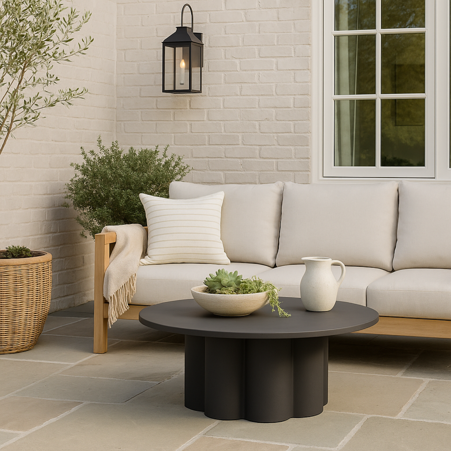 Lotus Charcoal Coffee Table