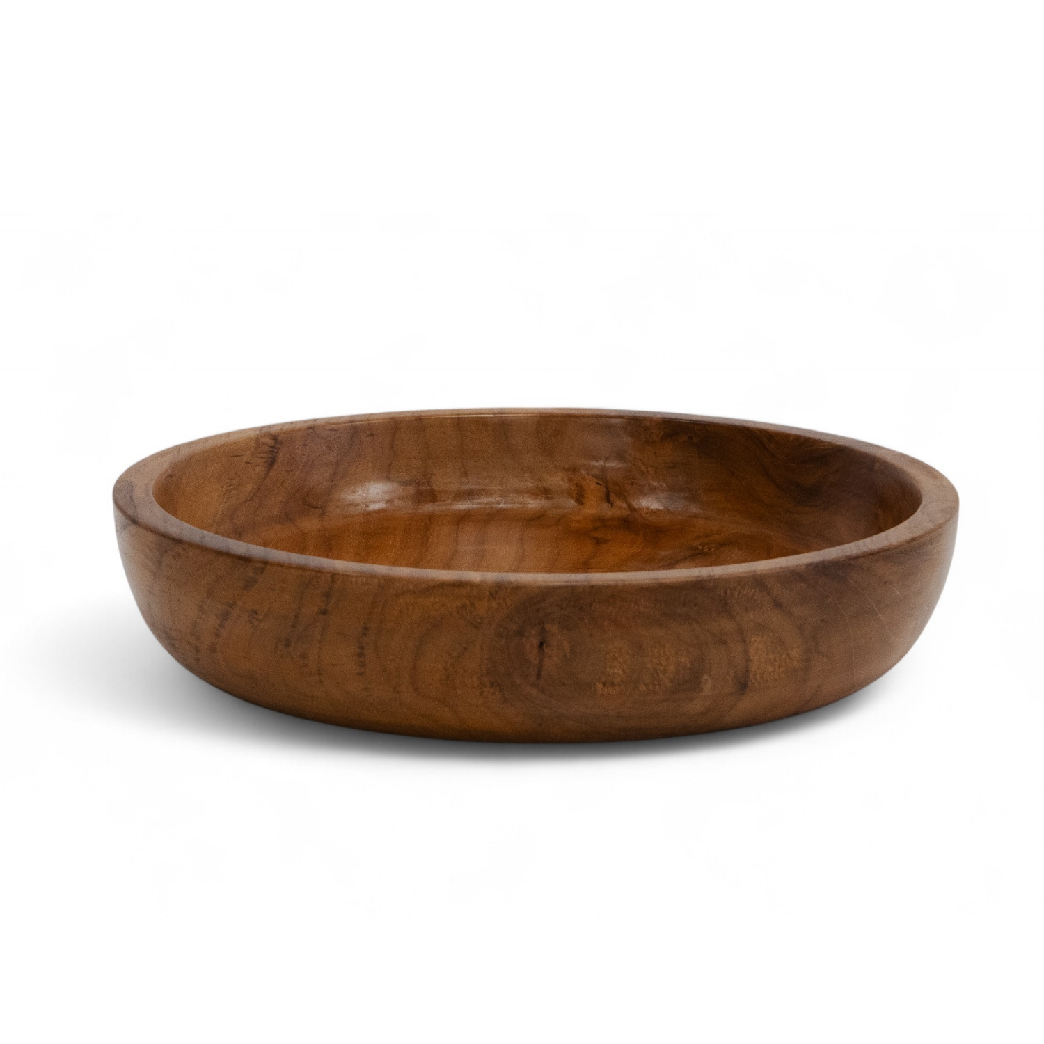 Low Wooden Table Bowl
