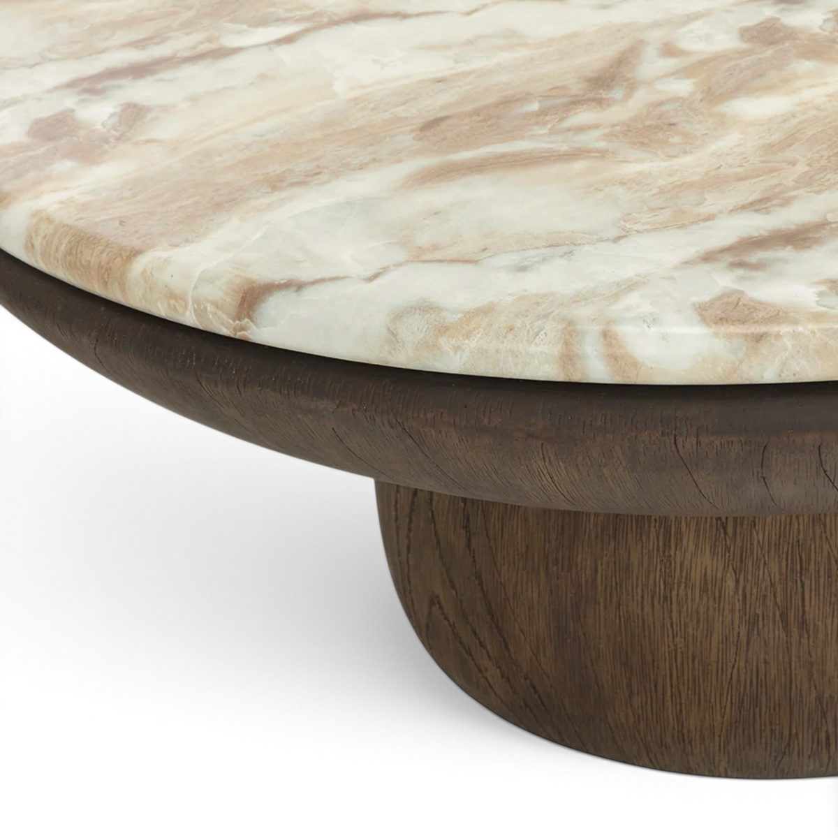Truffle Concrete Coffee Table - Macchiato