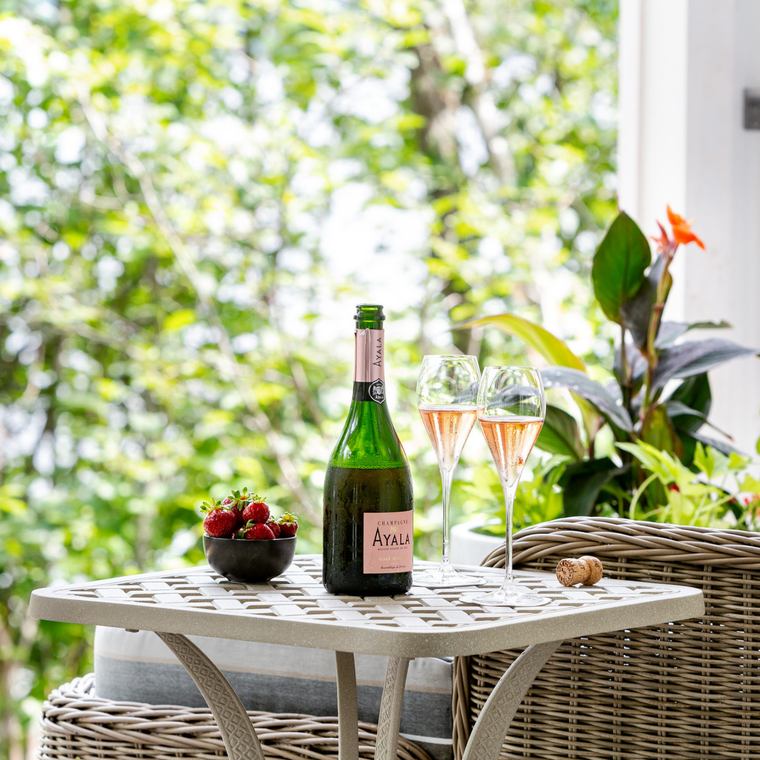 Basketweave Tea Table