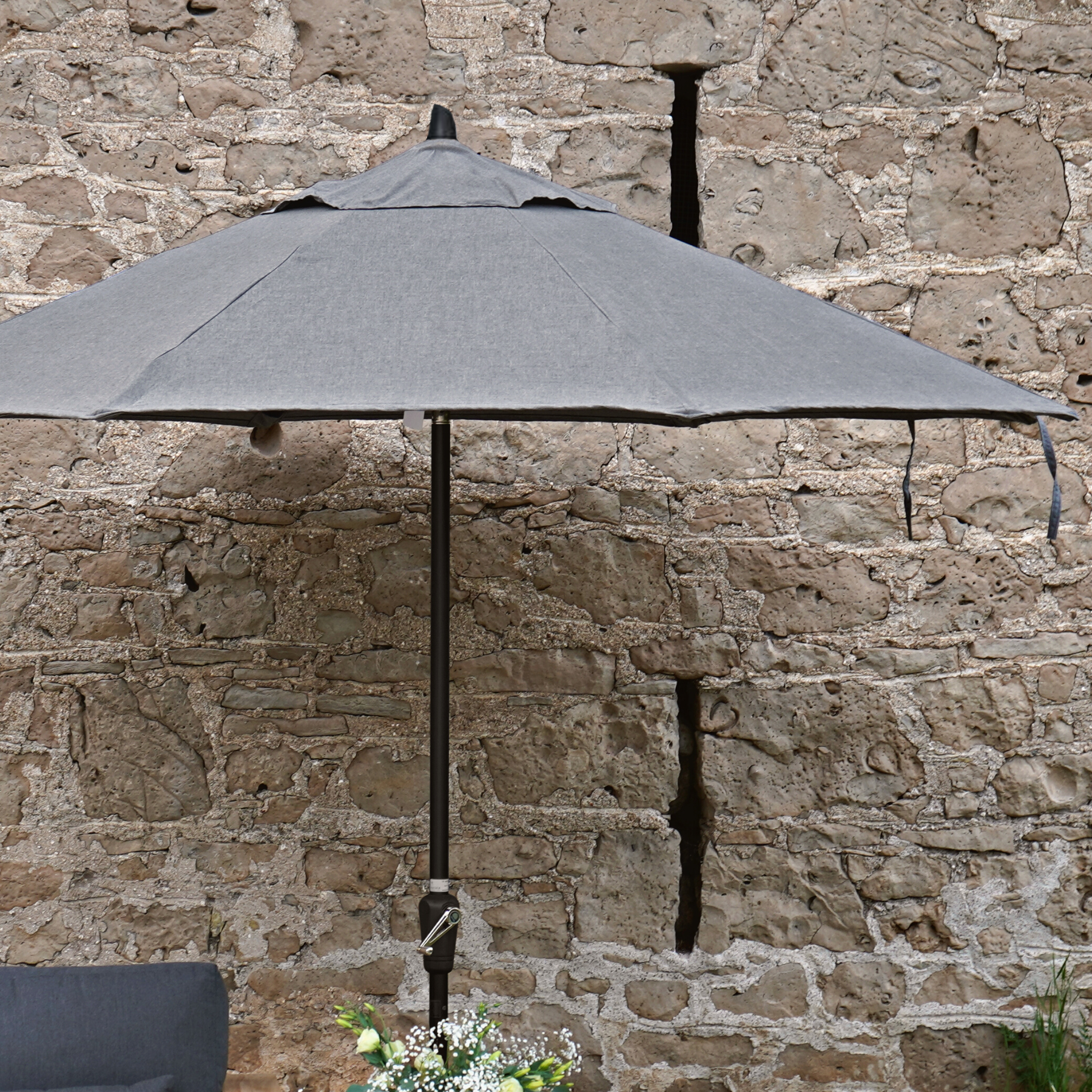 9' Octagon Auto Tilt Market Umbrella