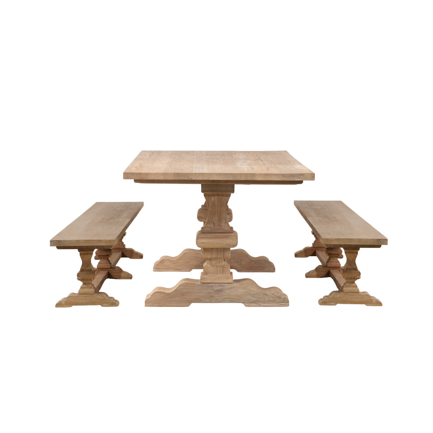 Mirabel 96" Solid Teak Dining Table