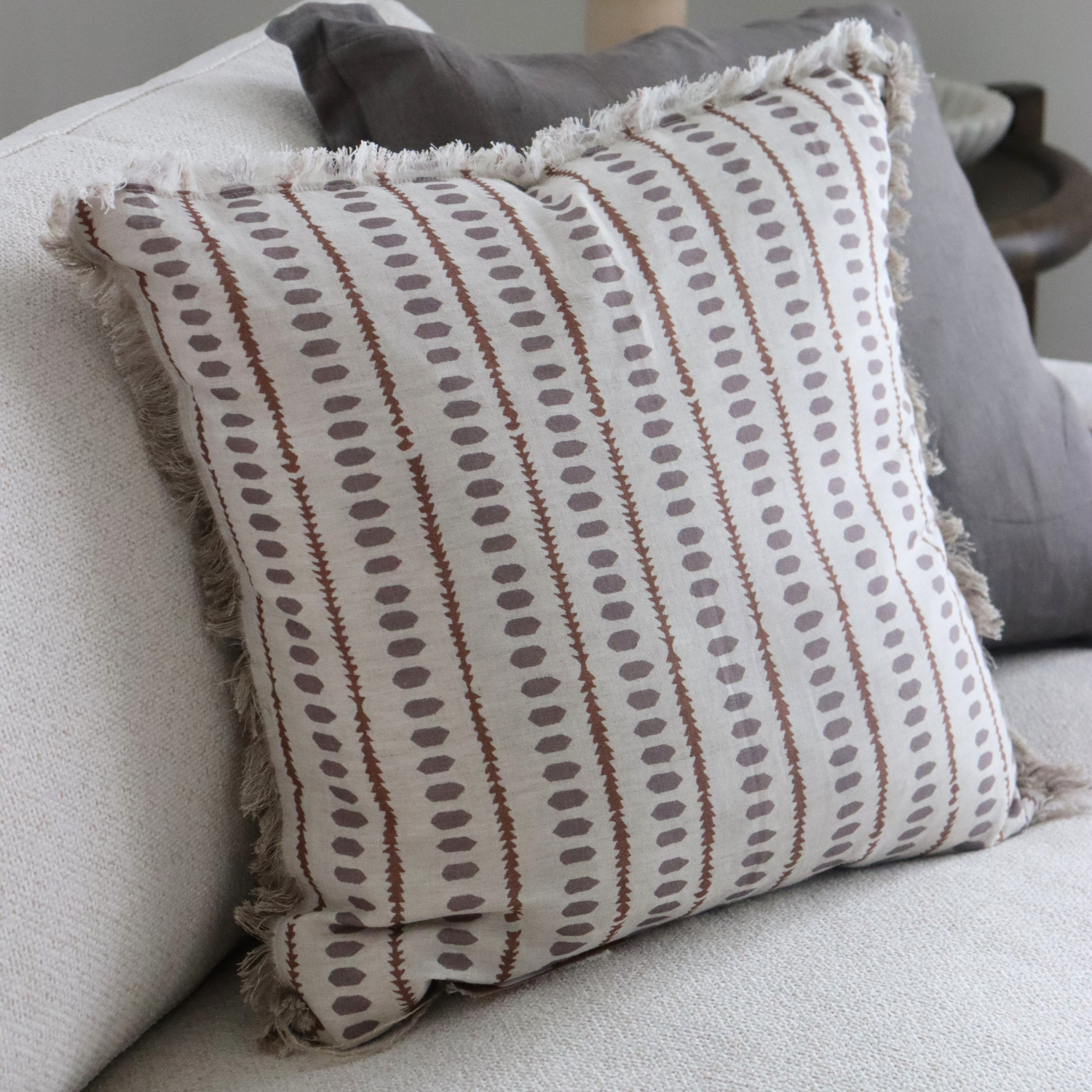 Mosaic Bathurst Block Print Toss Pillow