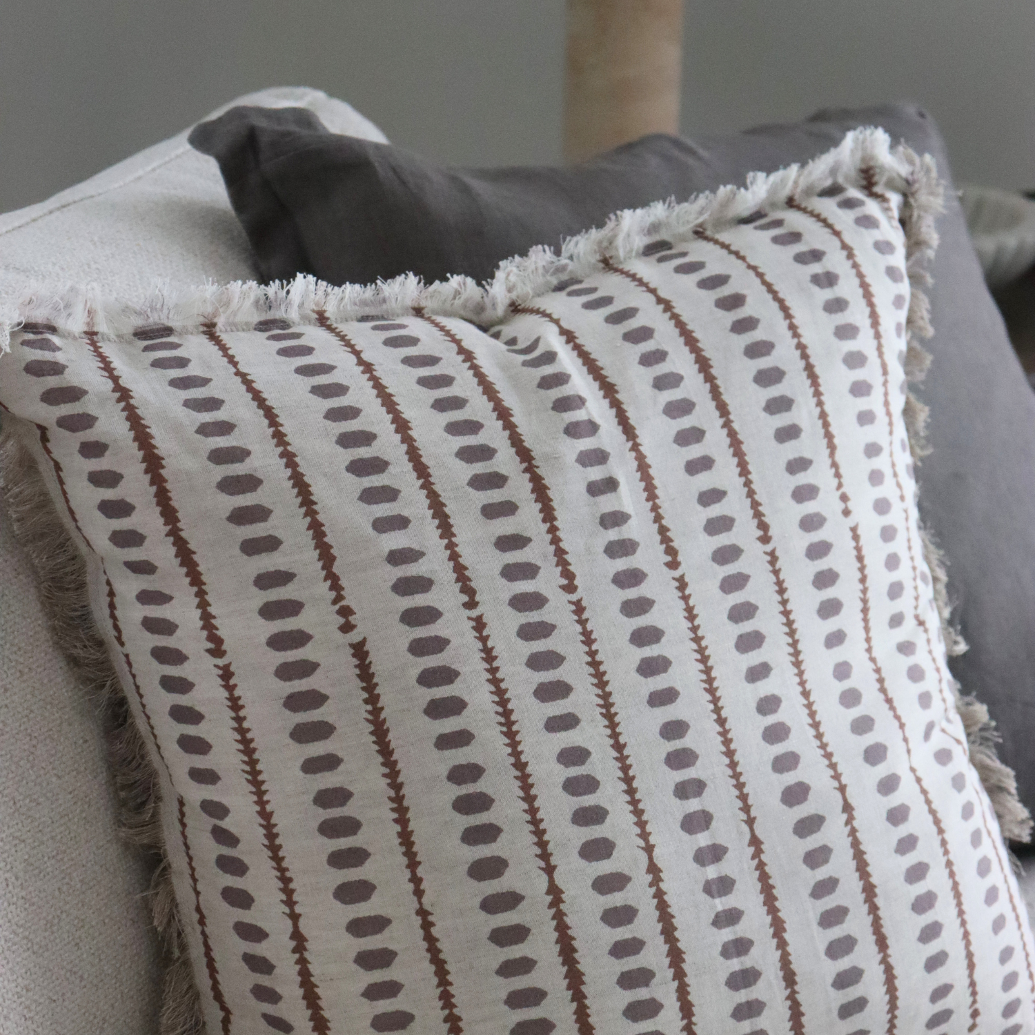 Mosaic Bathurst Block Print Toss Pillow