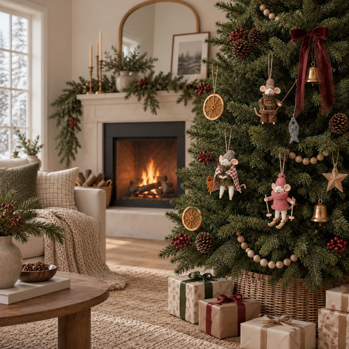 The Mousey Outdoors Holiday Ornaments (Set of 3)