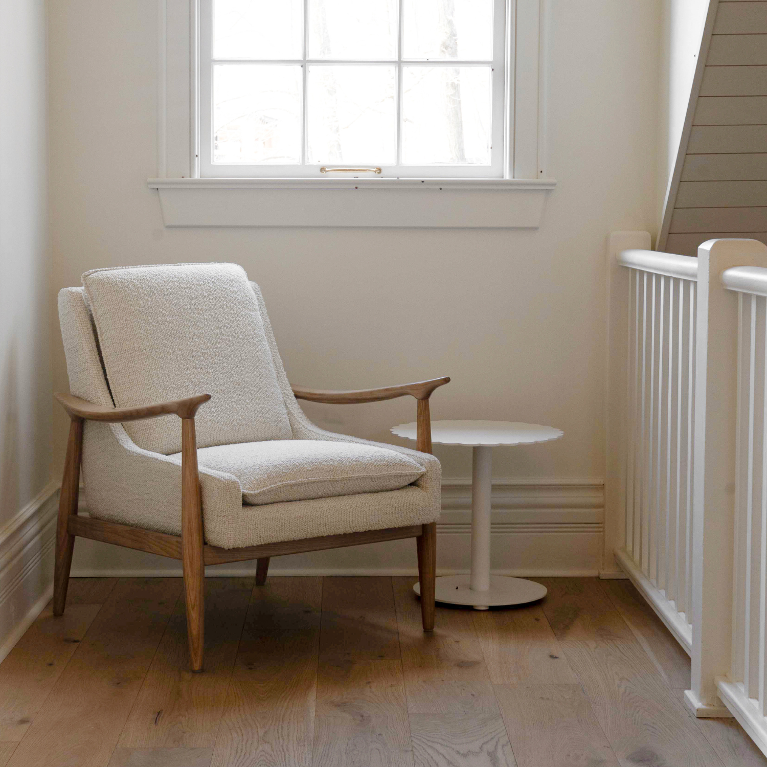 Nassau Lounge Chair - Pearl Boucle