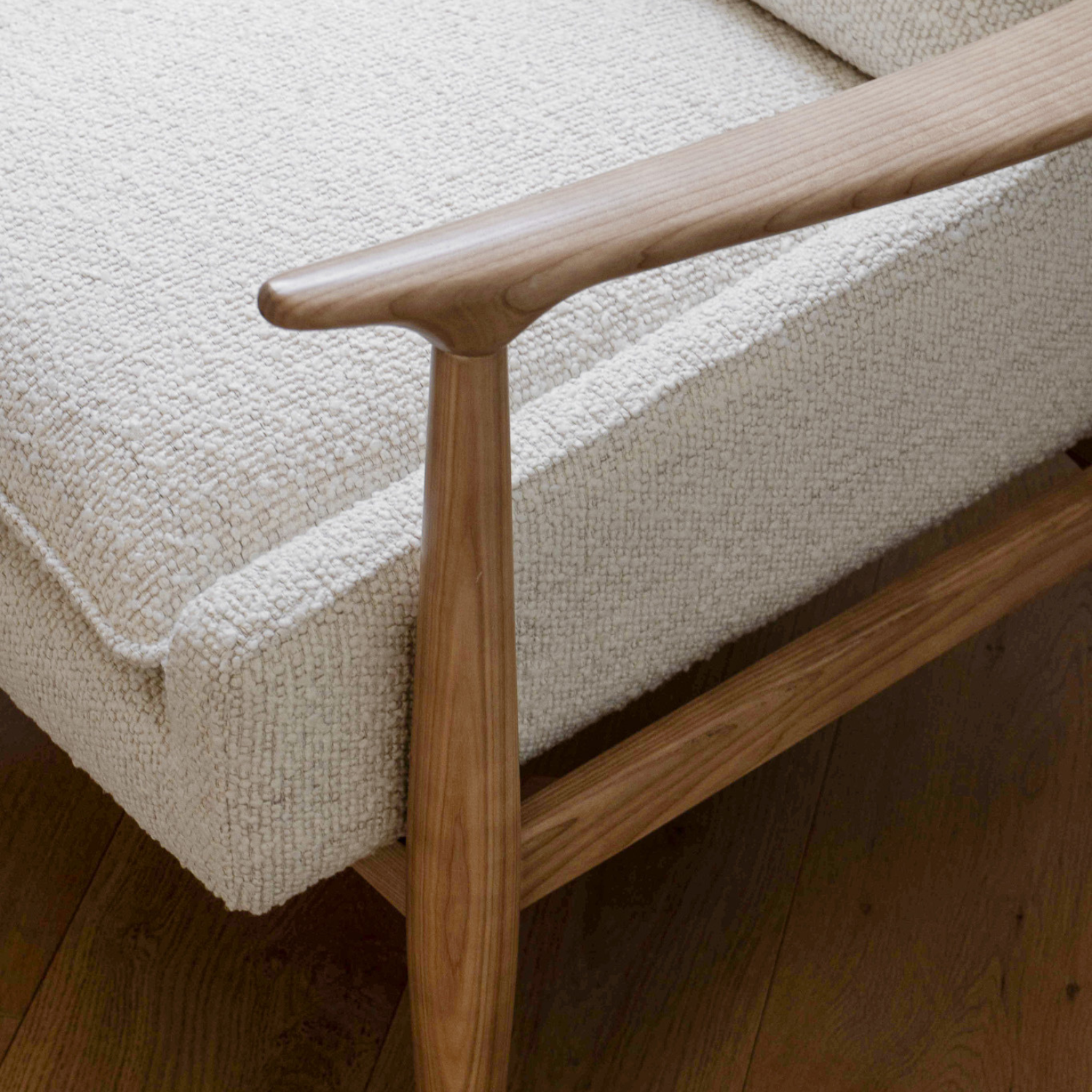 Nassau Lounge Chair - Pearl Boucle