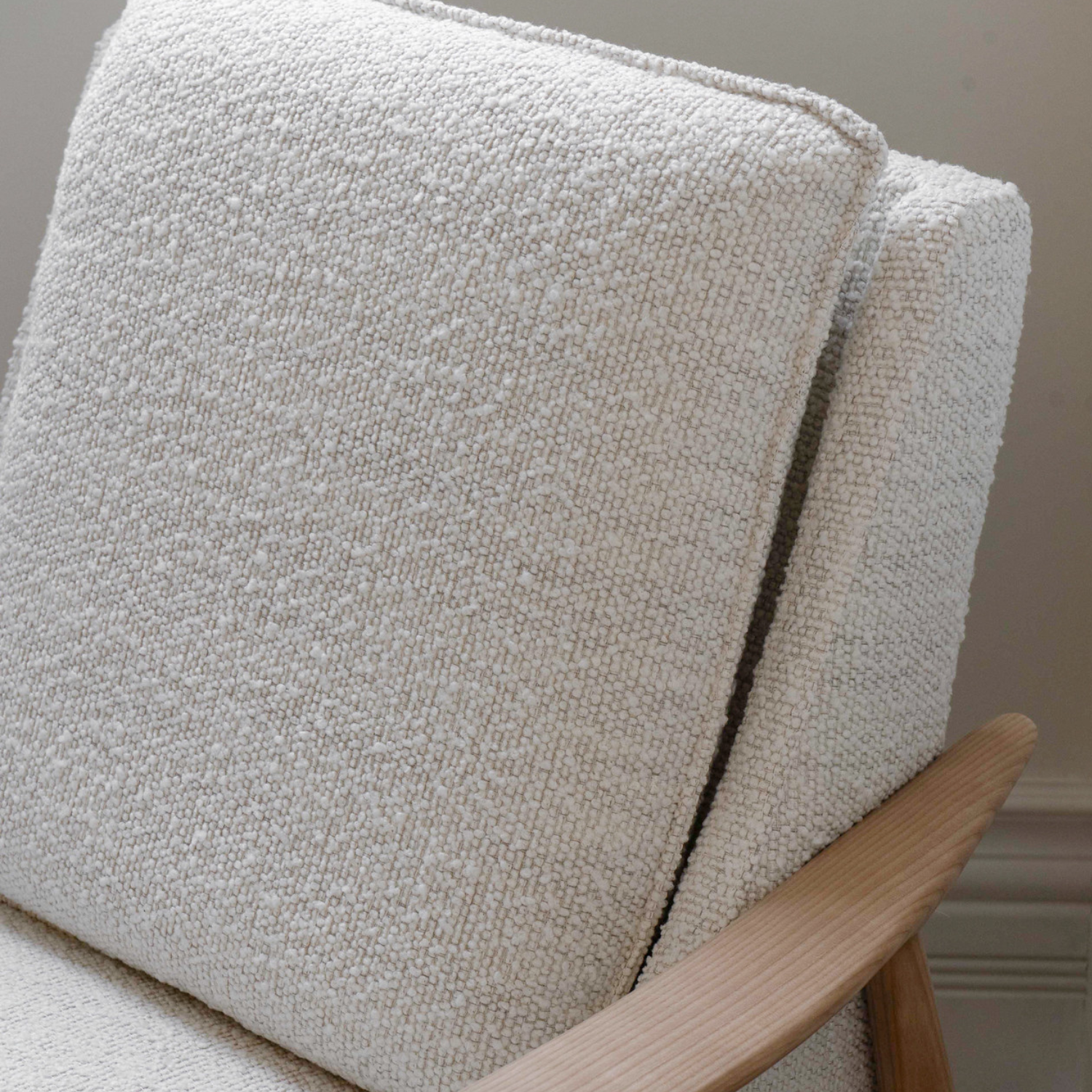 Nassau Lounge Chair - Pearl Boucle