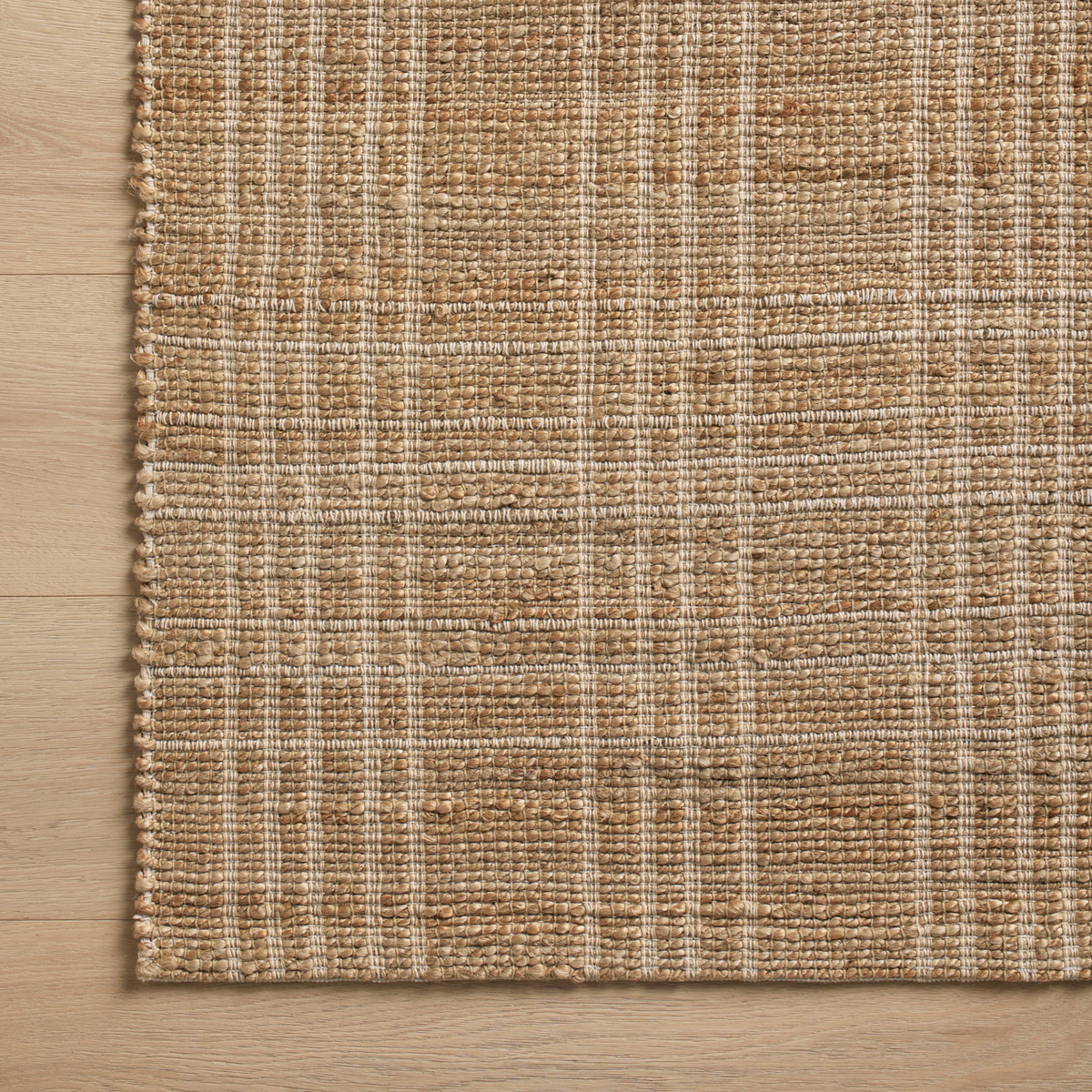 Chris Loves Julia x Loloi Judy Natural/ Cream Jute Rug