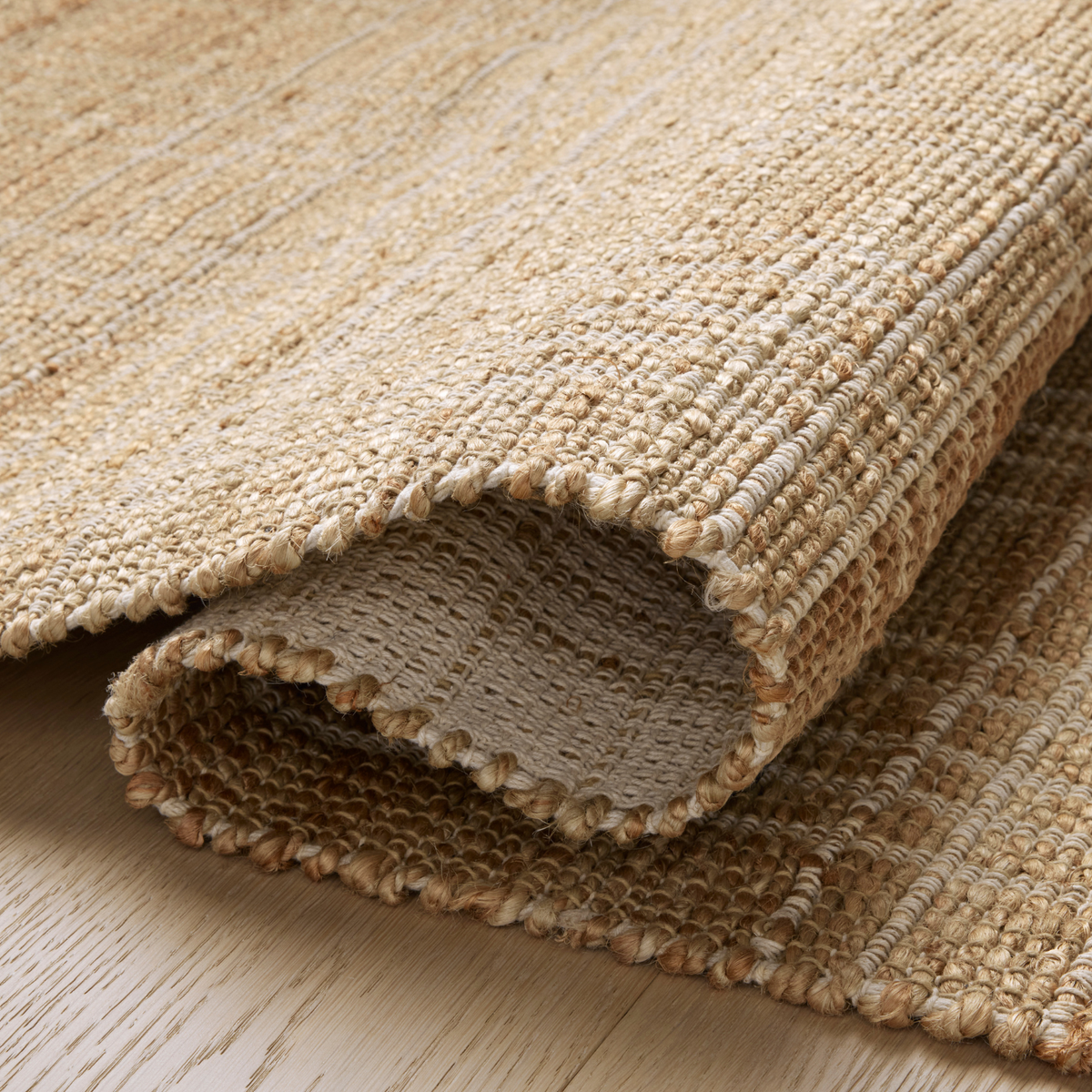 Chris Loves Julia x Loloi Judy Natural/ Cream Jute Rug