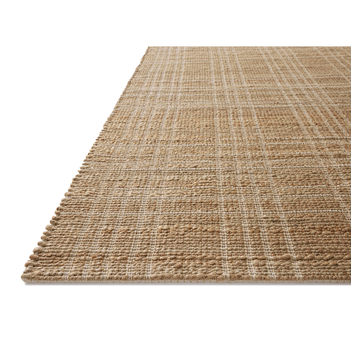 Chris Loves Julia x Loloi Judy Natural/ Cream Jute Rug