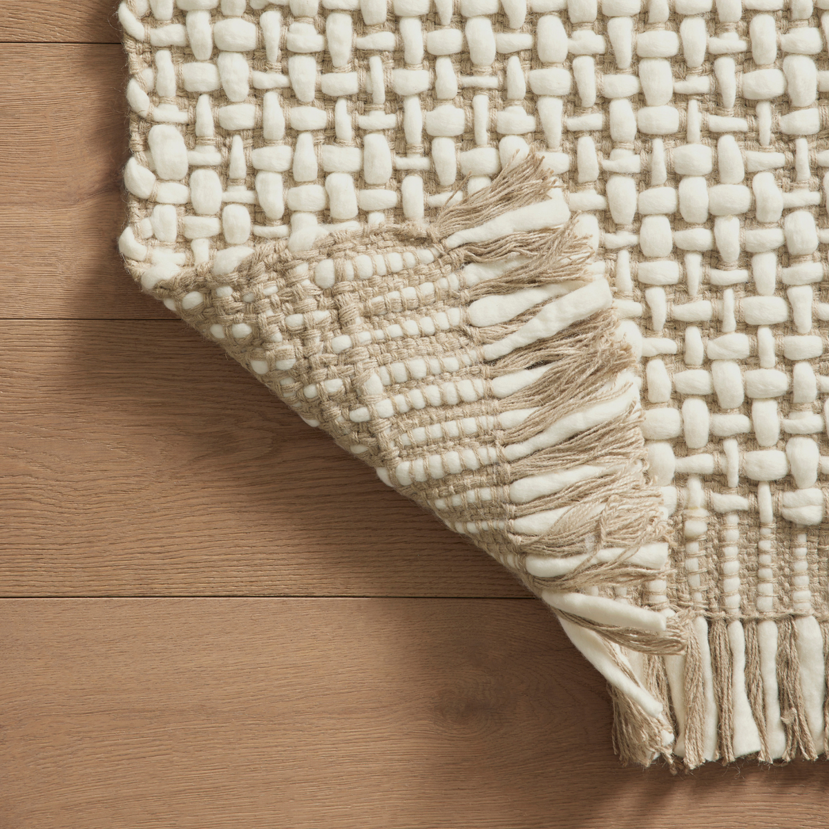 Amber Lewis x Loloi Yellowstone Natural/ Ivory Wool Rug