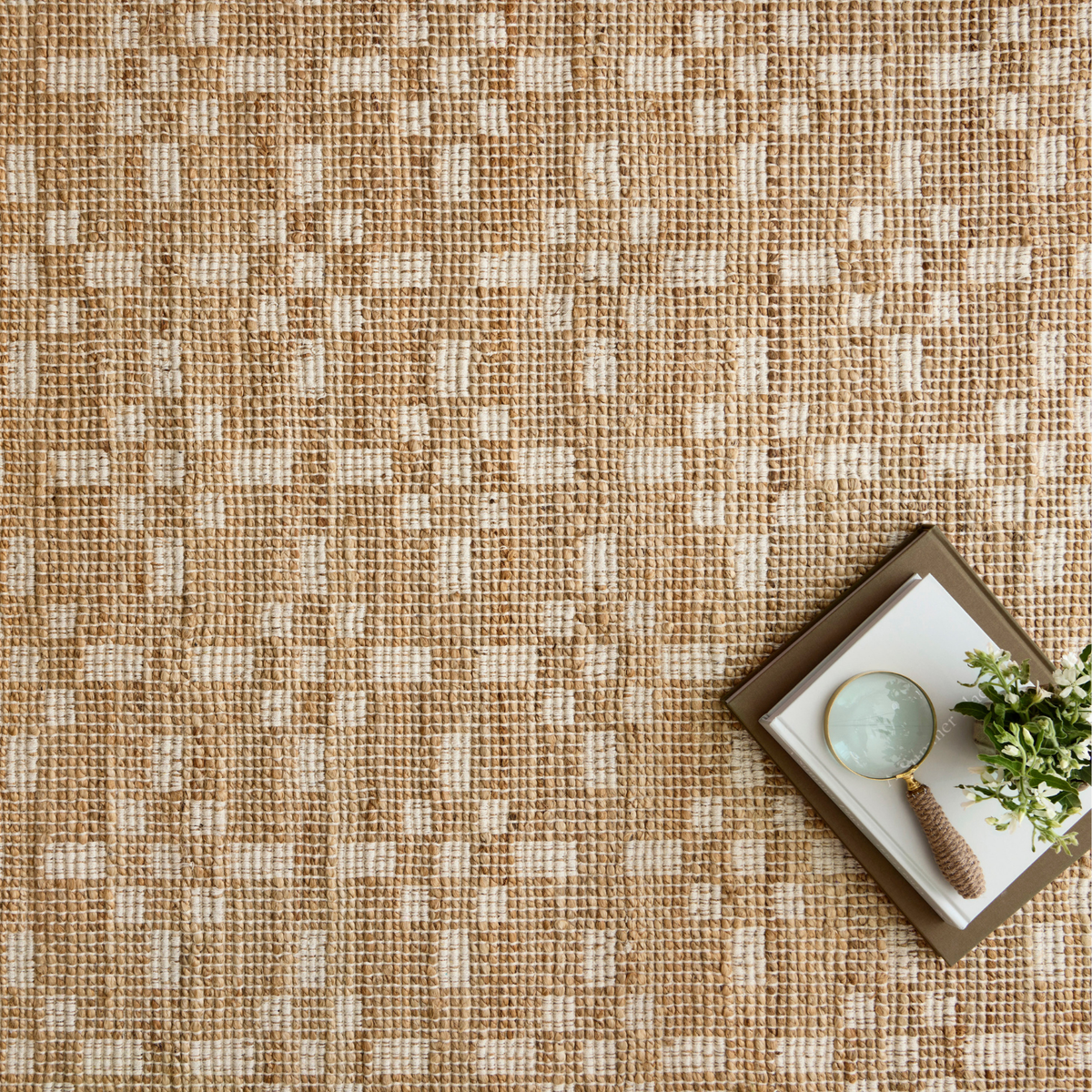 Chris Loves Julia x Loloi Judy Natural/ Ivory Jute Rug