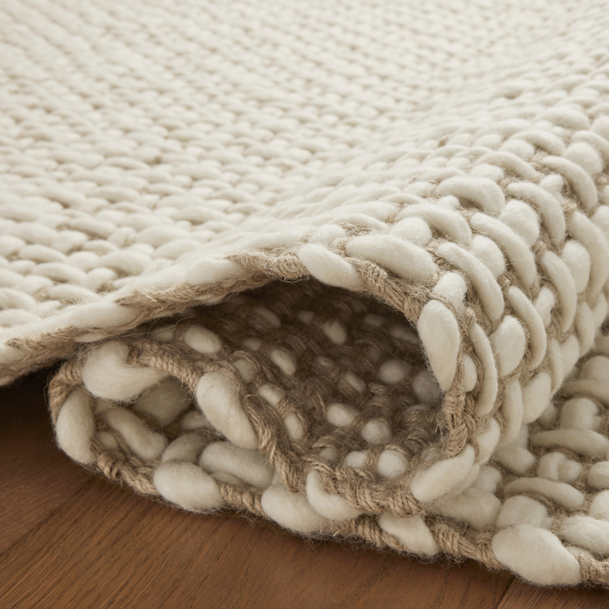 Amber Lewis x Loloi Yellowstone Natural/ Ivory Wool Rug