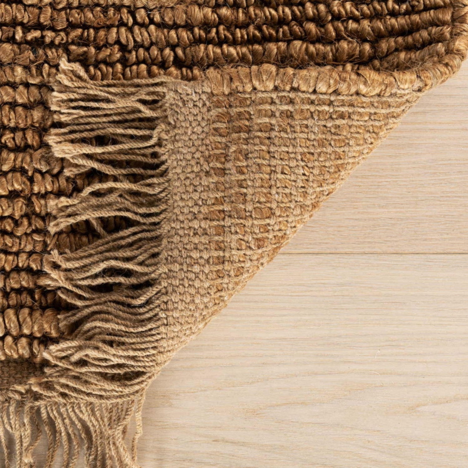 Dash & Albert Varnu Natural Textured Jute Rug
