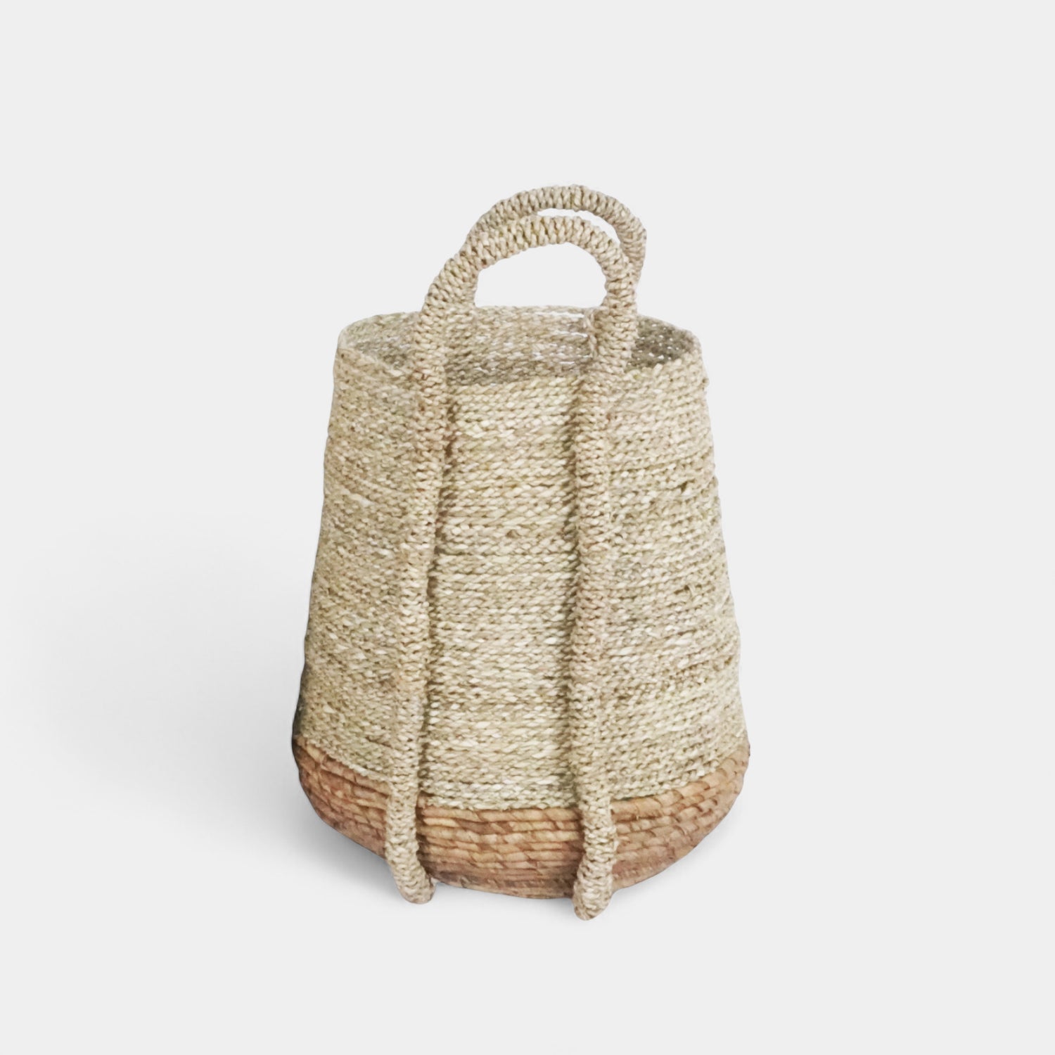 Nelson Natural Abaca Basket w/ Handles