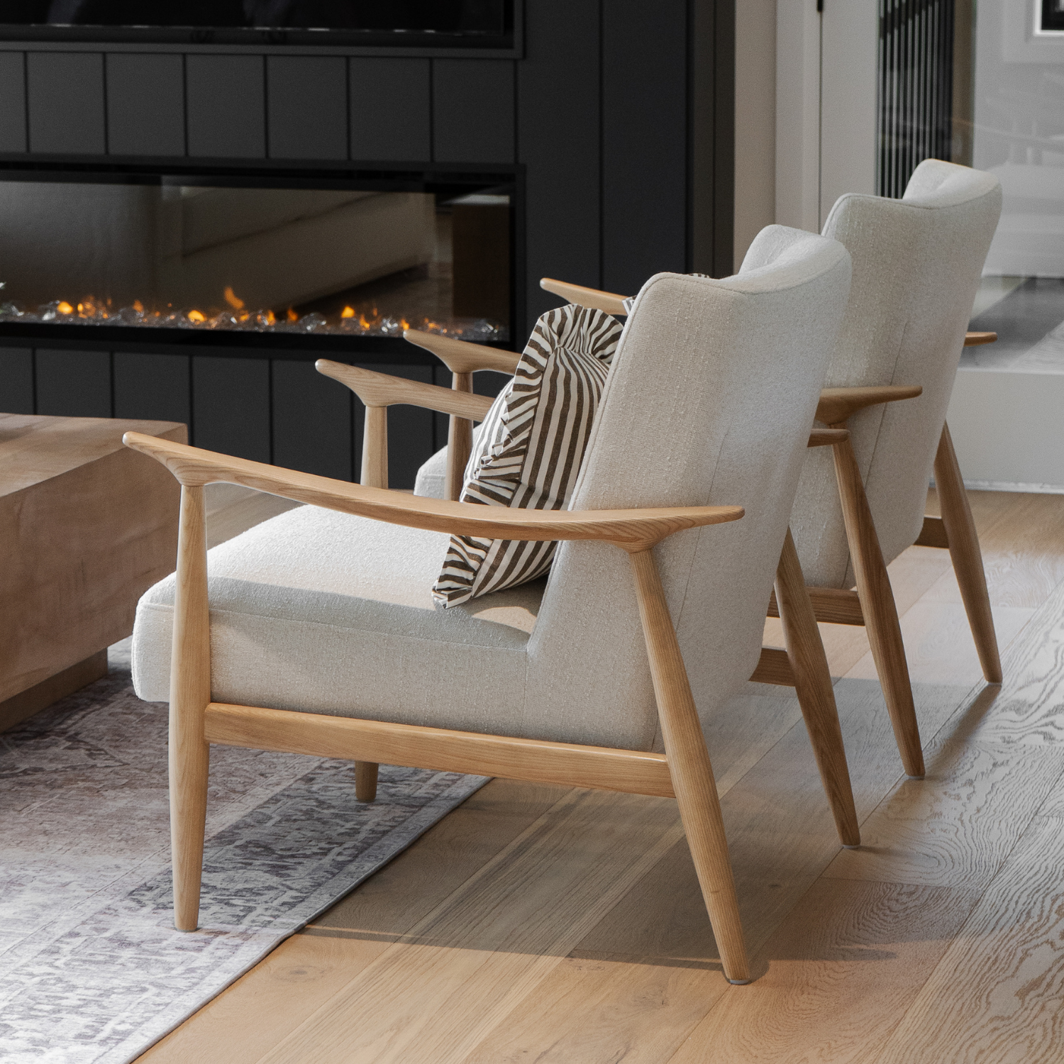 Nevis Lounge Chair - Mellow Ivory