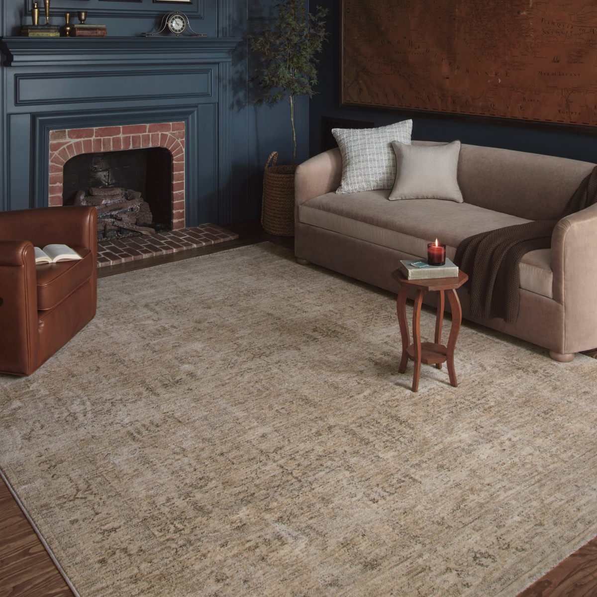 Magnolia Home by Joanna Gaines x Loloi Junie Oatmeal/ Smoke Rug
