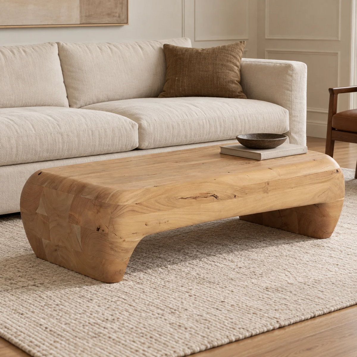 Oslo Wood Coffee Table Natural