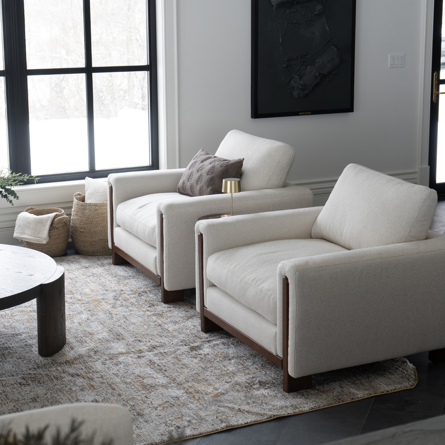 Ottawa Lounge Chair - Linen Weave