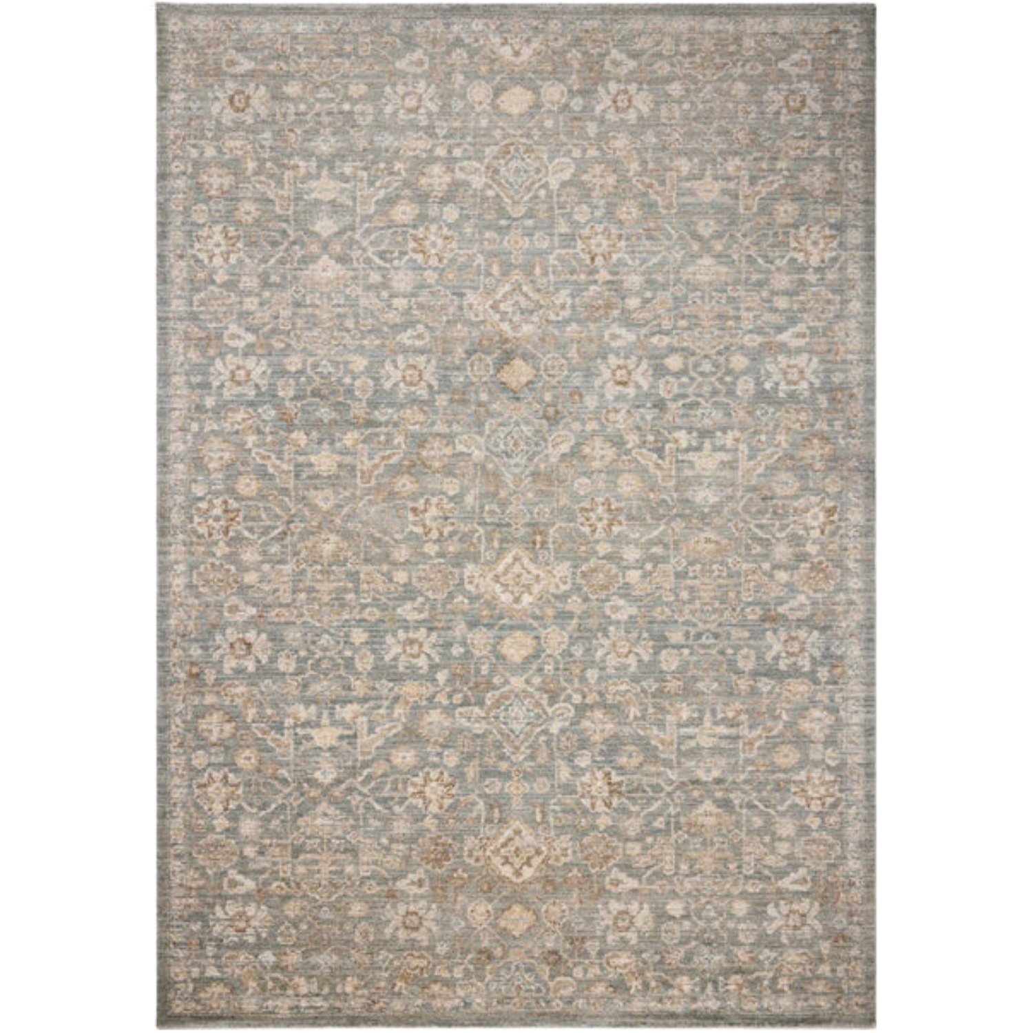 Chris Loves Julia x Loloi Palma Blue/Natural Rug