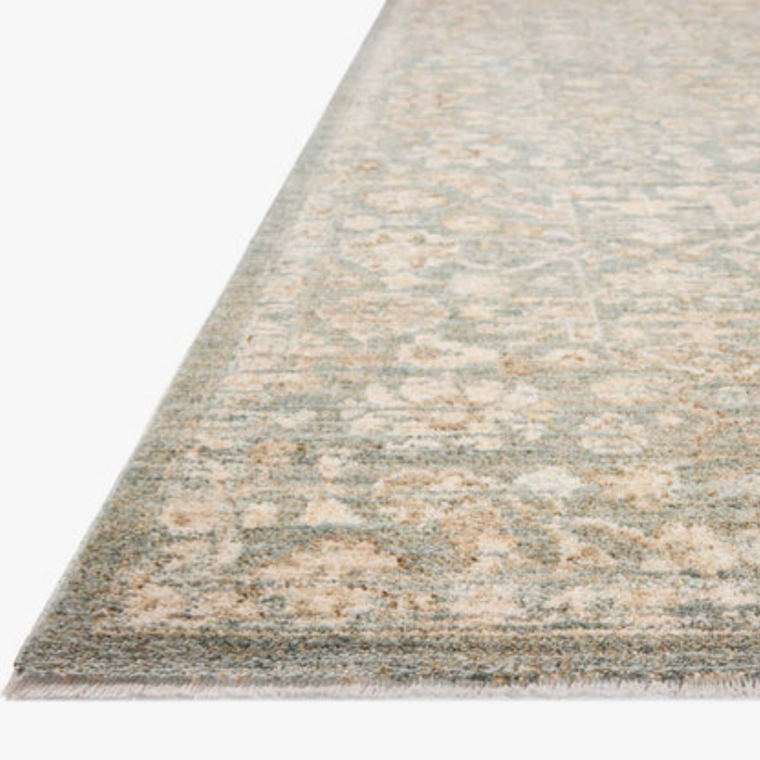 Chris Loves Julia x Loloi Palma Blue/Natural Rug