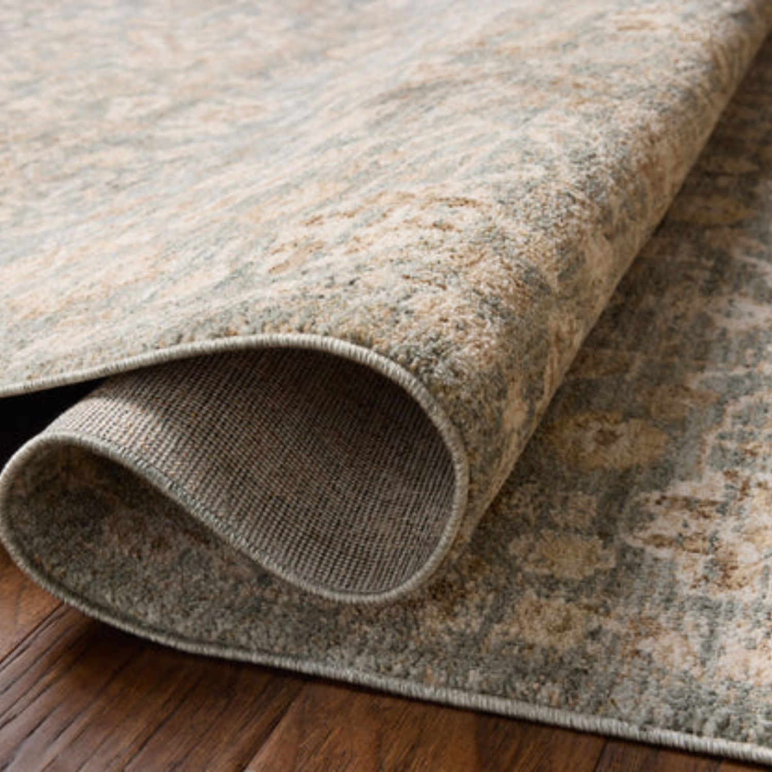 Chris Loves Julia x Loloi Palma Blue/Natural Rug