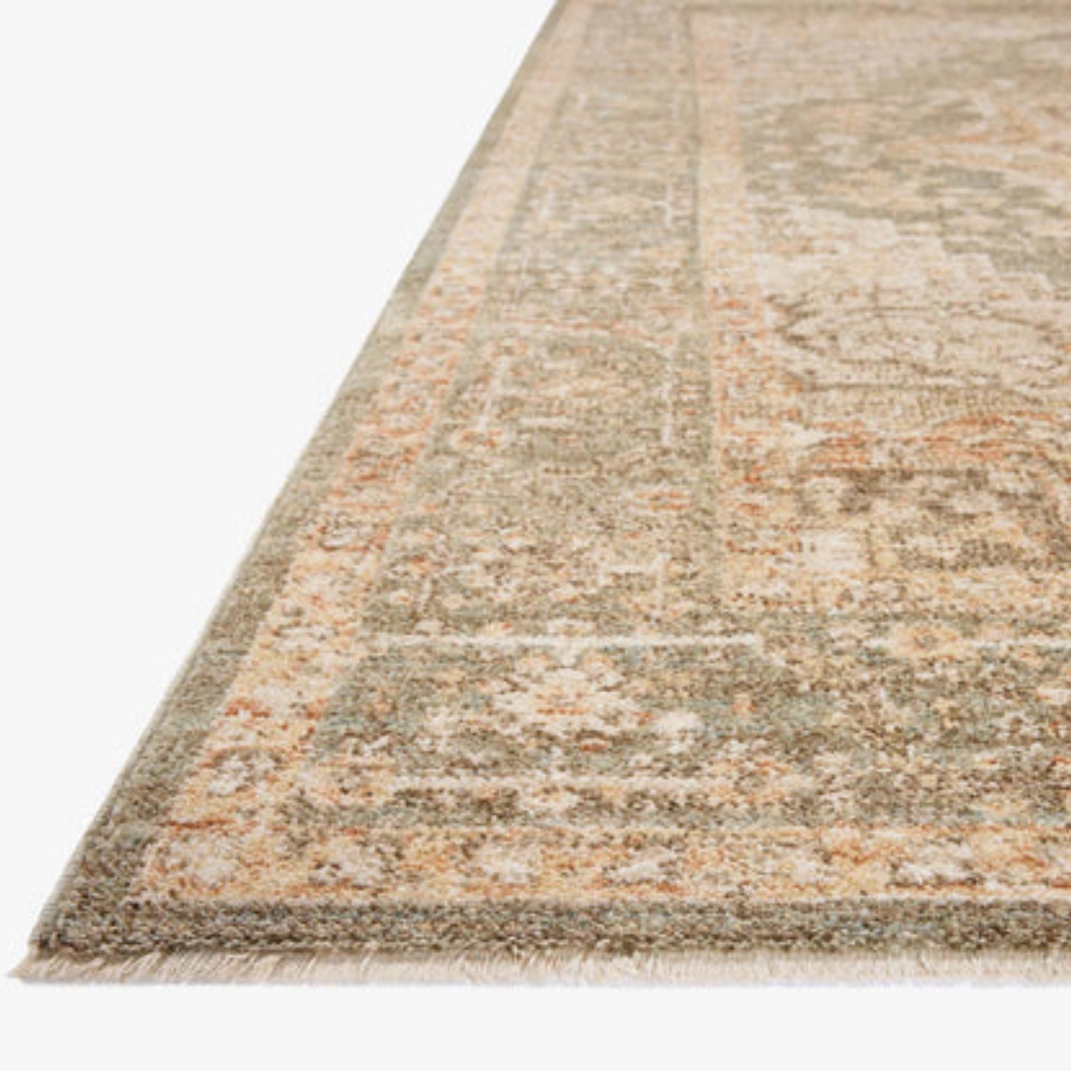 Chris Loves Julia x Loloi Palma Olive/Spice Rug