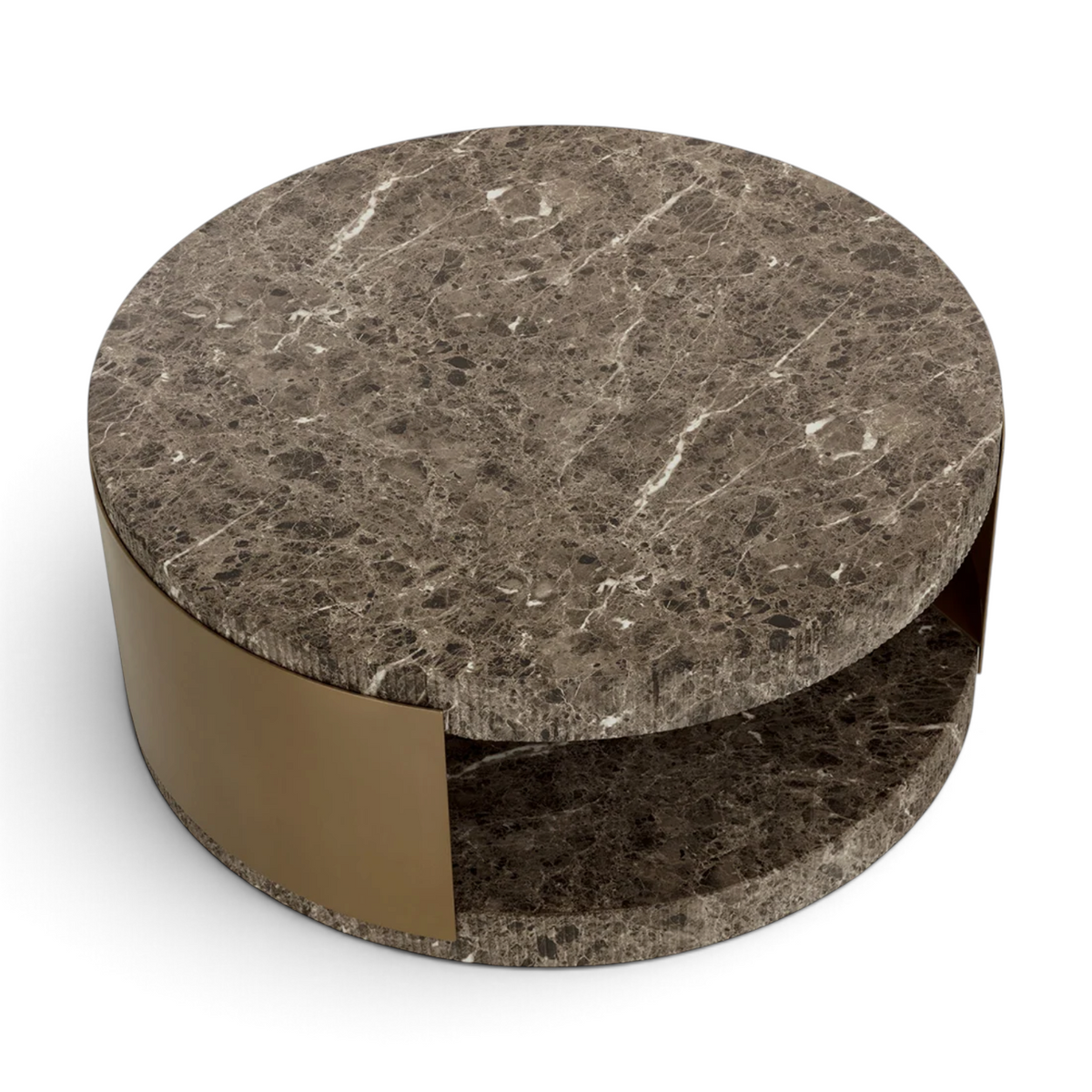 Palazzo Concrete Coffee Table - Dark Emperador