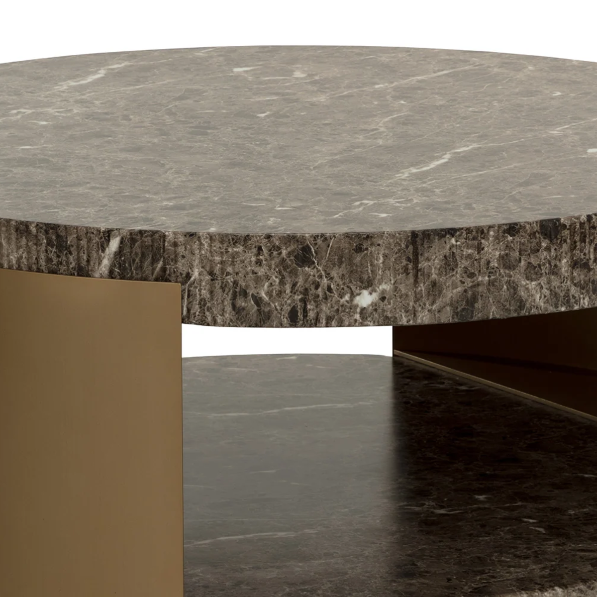 Palazzo Concrete Coffee Table - Dark Emperador