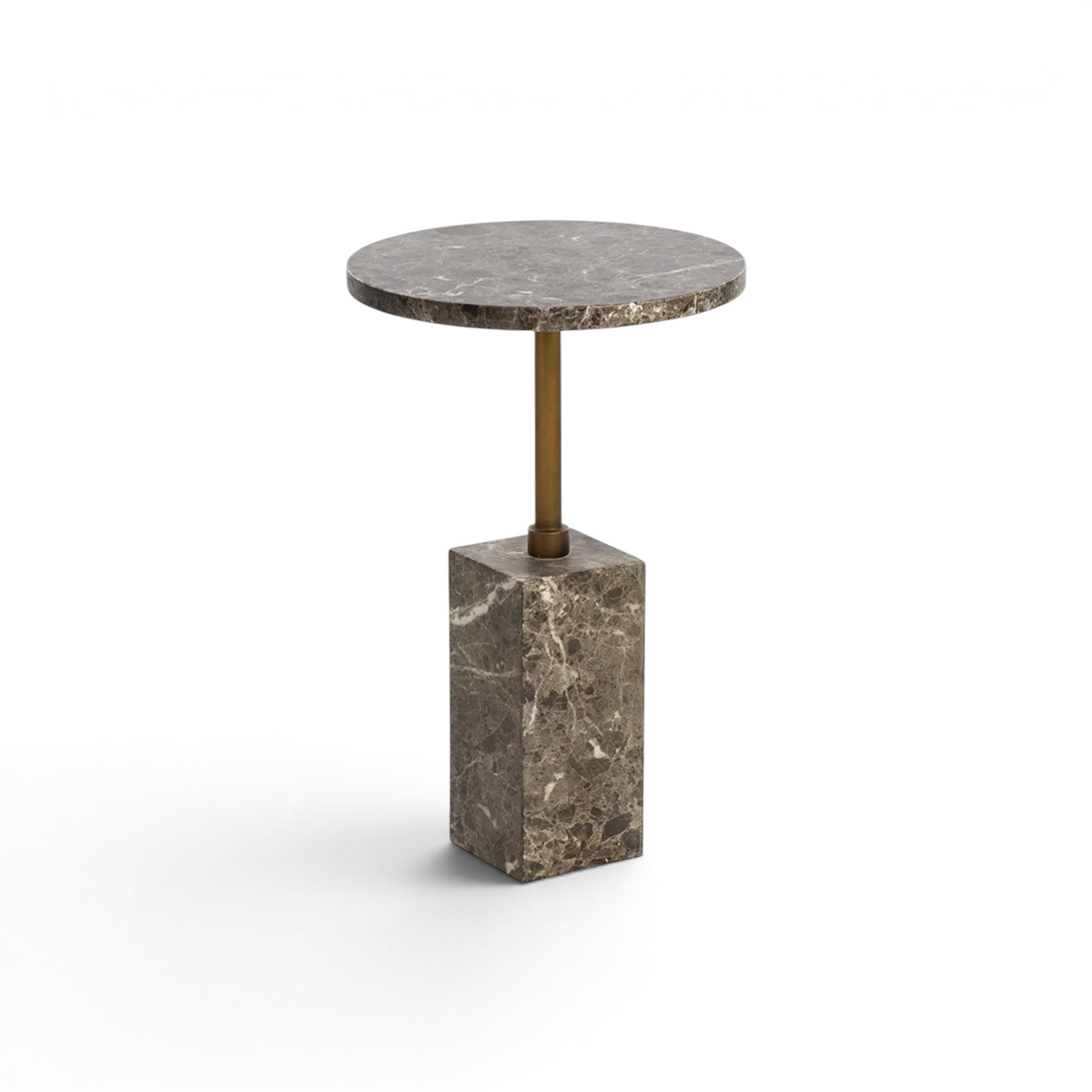 Palazzo Concrete Side Table - Brown