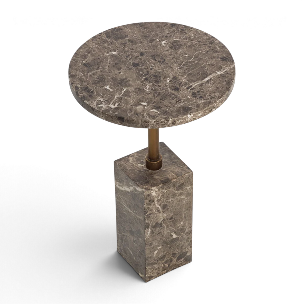 Palazzo Concrete Side Table - Brown
