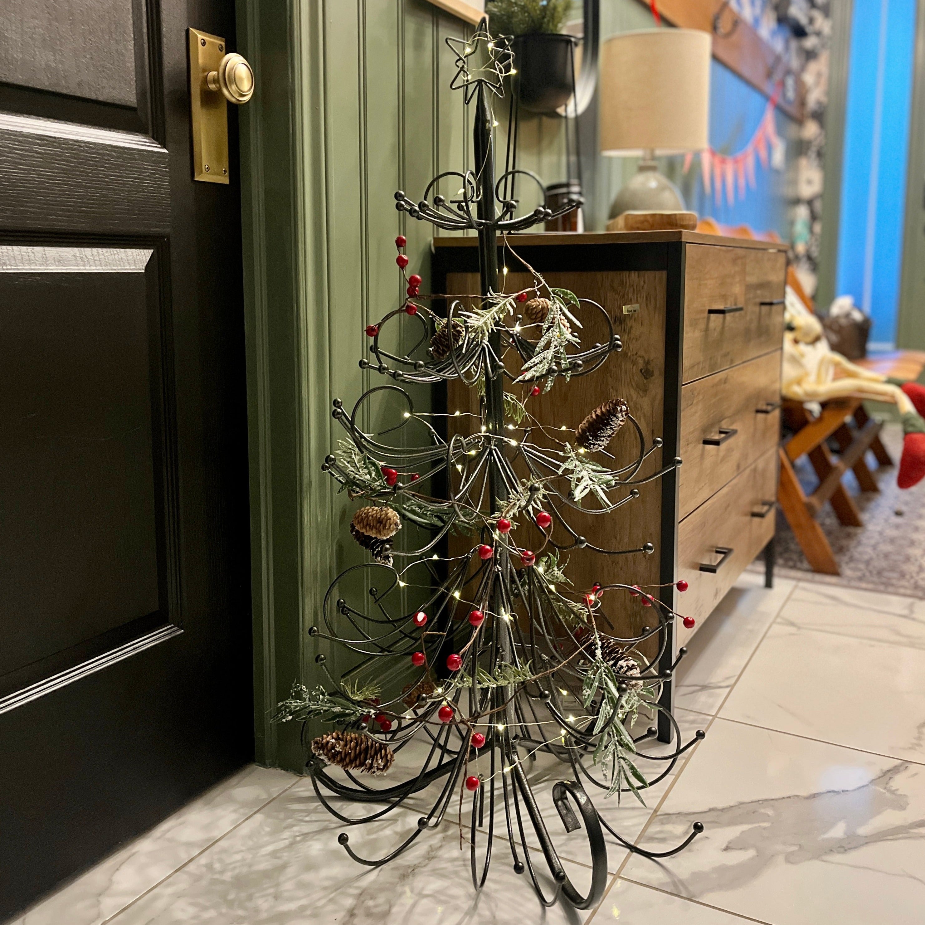 Wrought Iron Christmas Tree